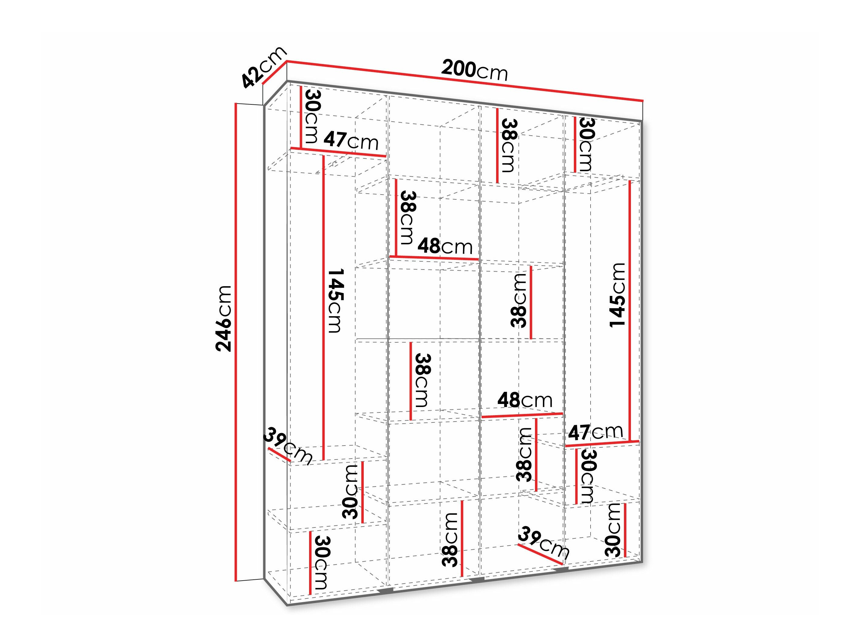 Garderobeskab Hartford 570 (Kashmir)