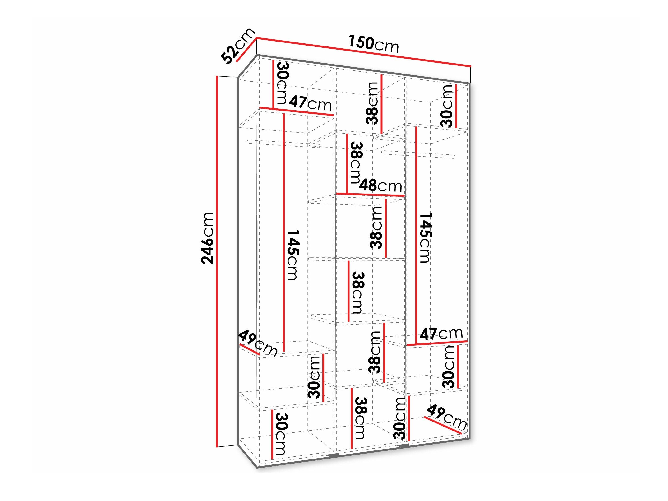 Garderobeskab Hartford 571 (Hvid)
