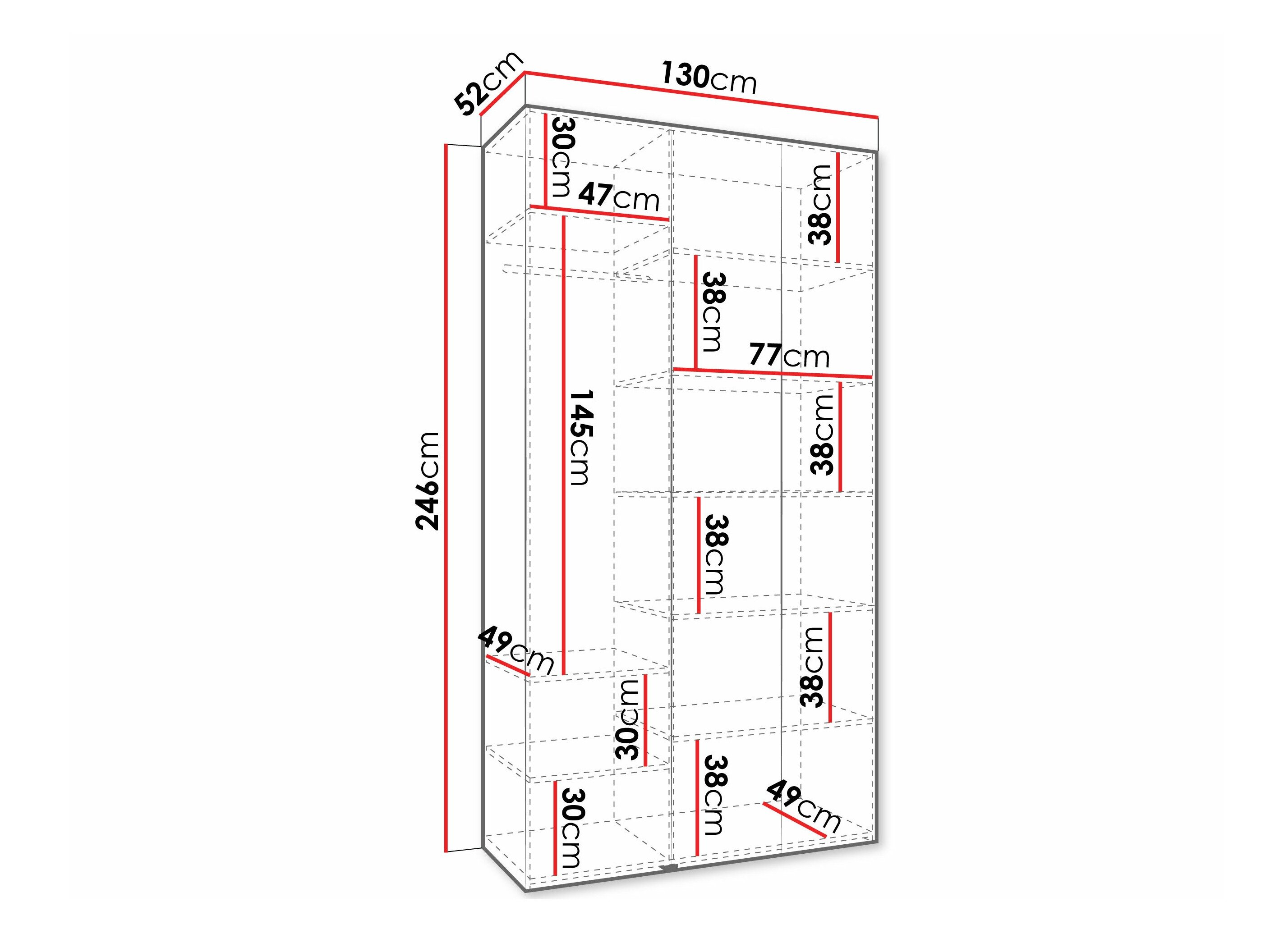 Garderobeskab Hartford 571 (Kashmir)