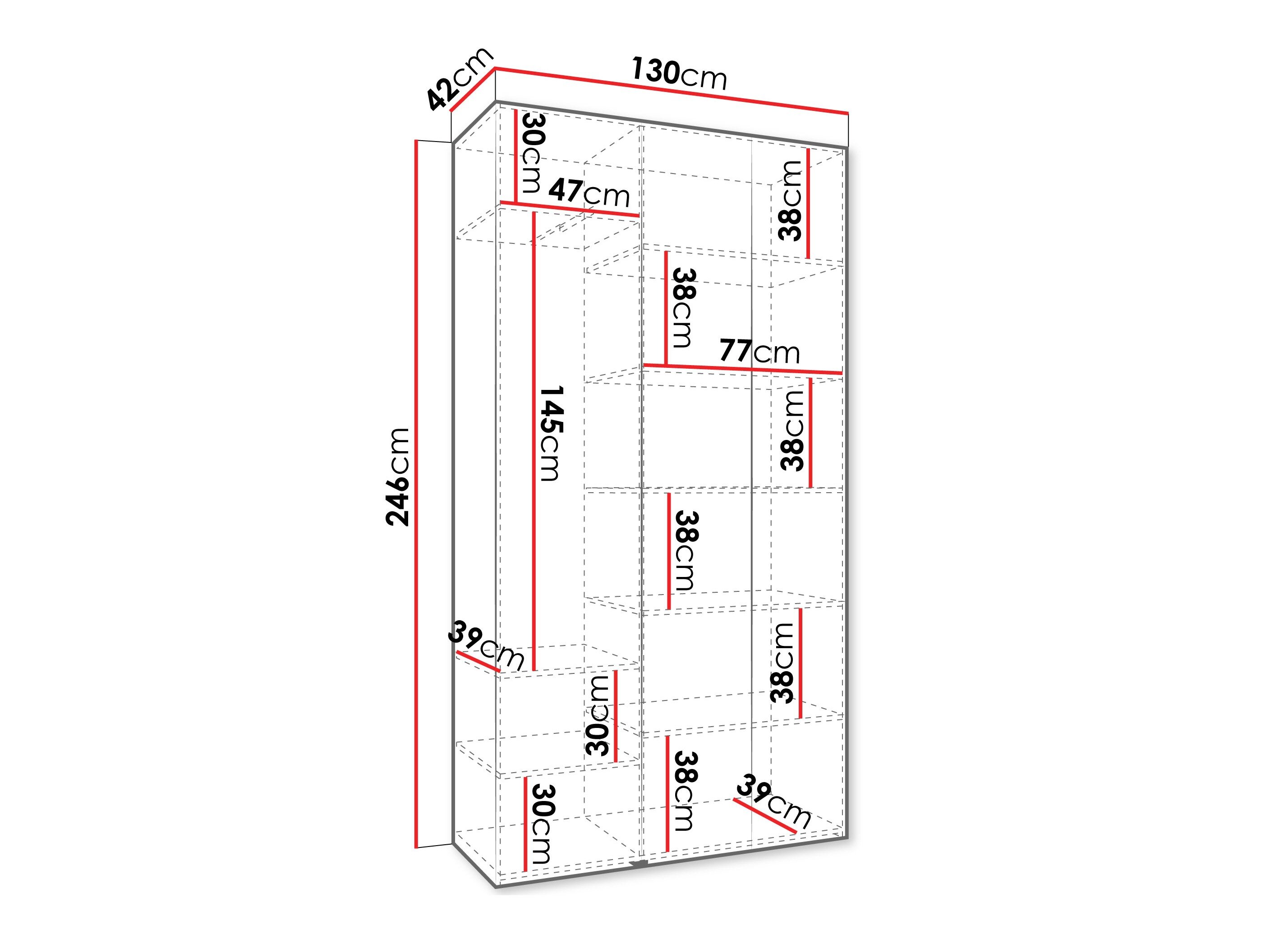Garderobeskab Hartford 571 (Kashmir)
