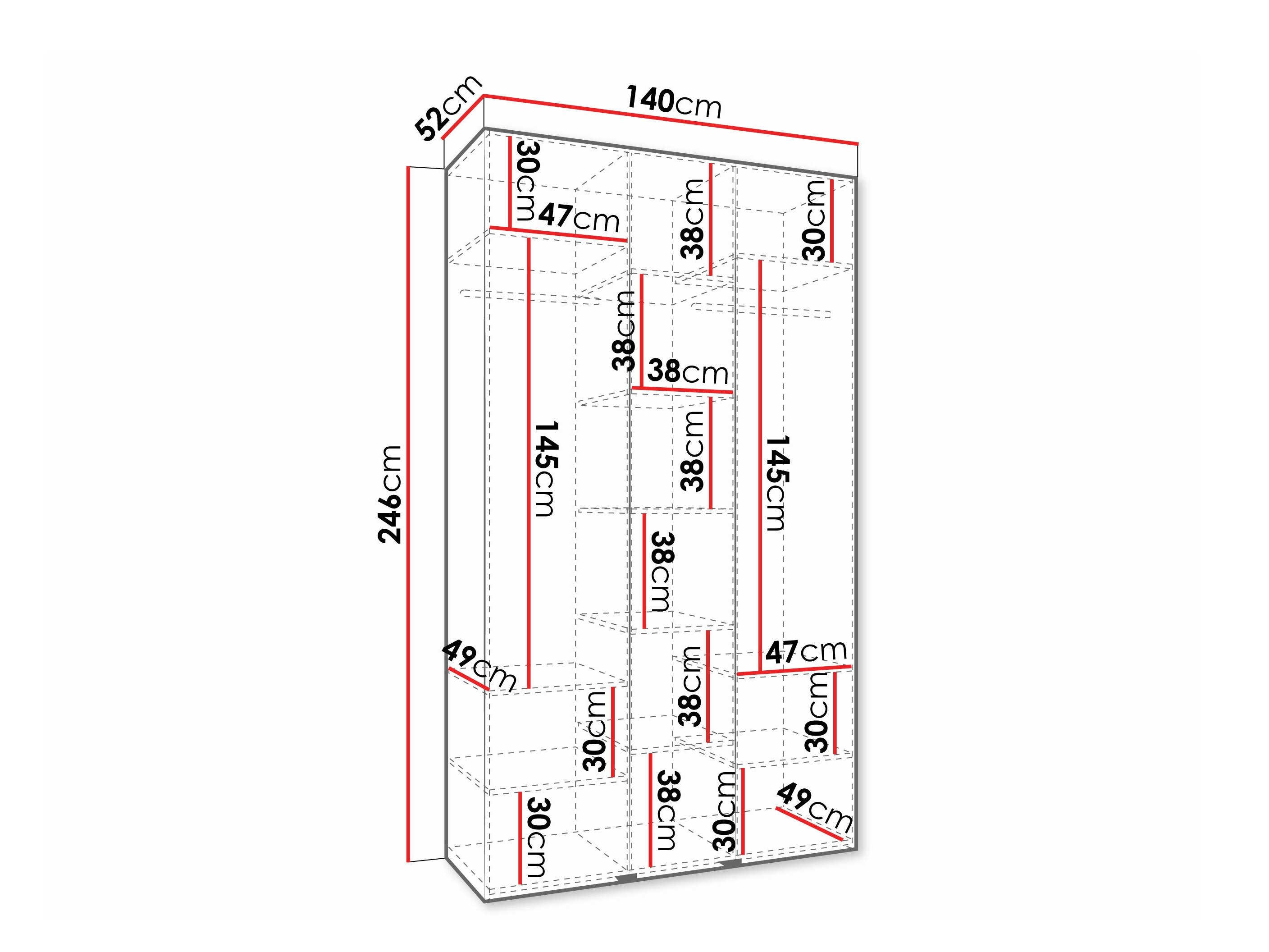 Garderobeskab Hartford 571 (Kashmir)