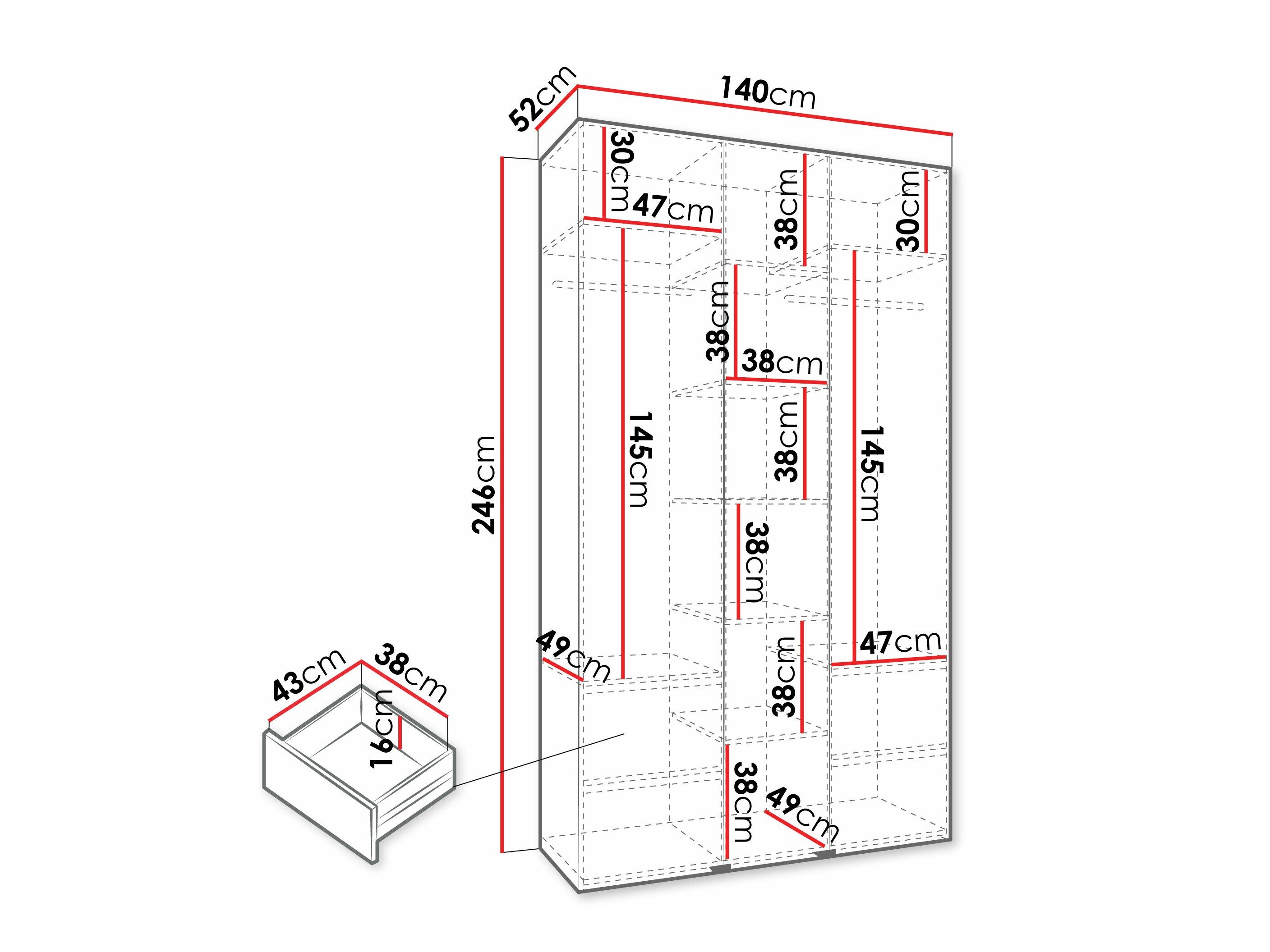 Garderobeskab Hartford 573 (Kashmir)