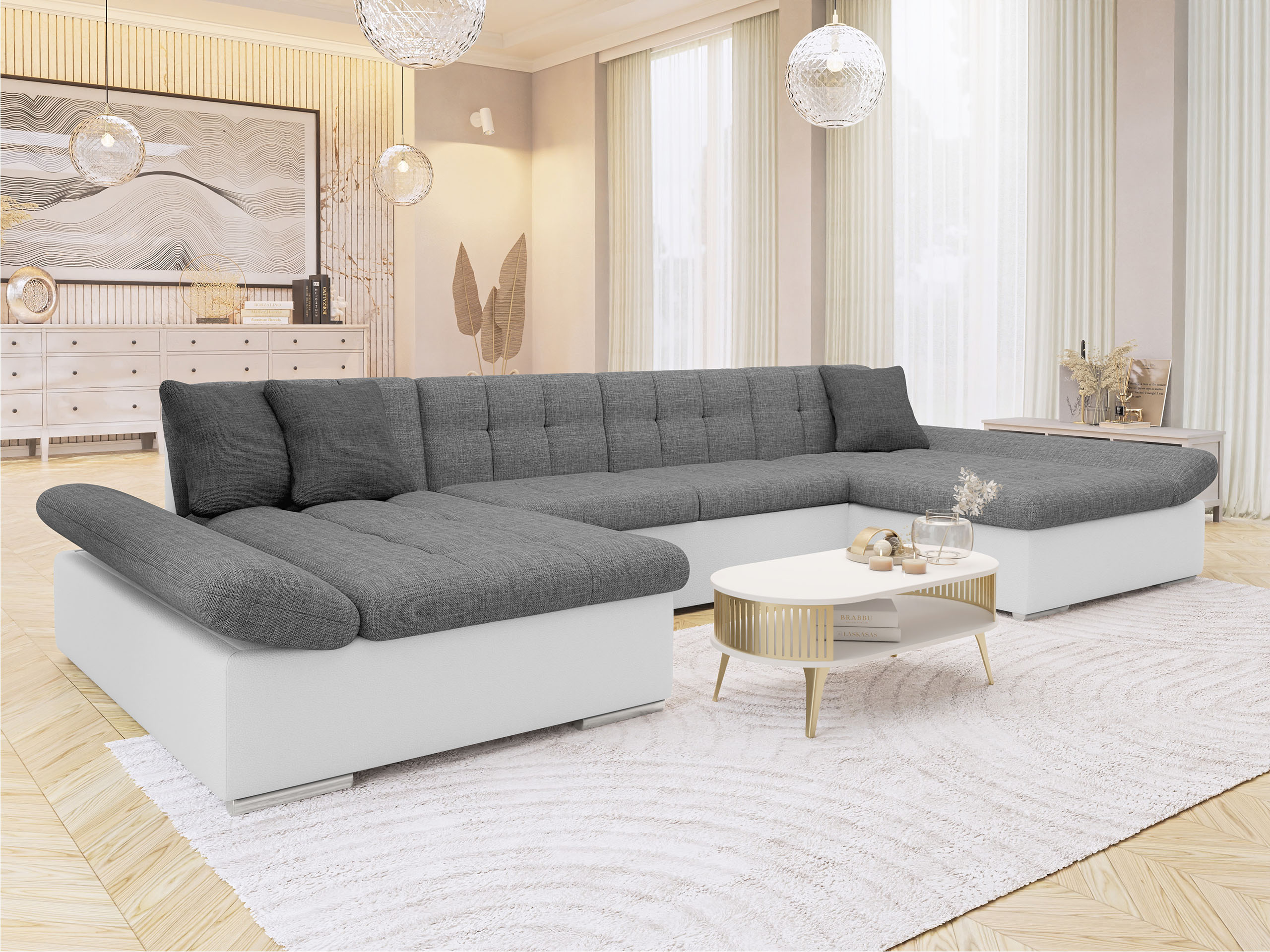 Hjørnesofa Comfivo Ficus I (Soft 017 + Lux 05 + Lux 06)
