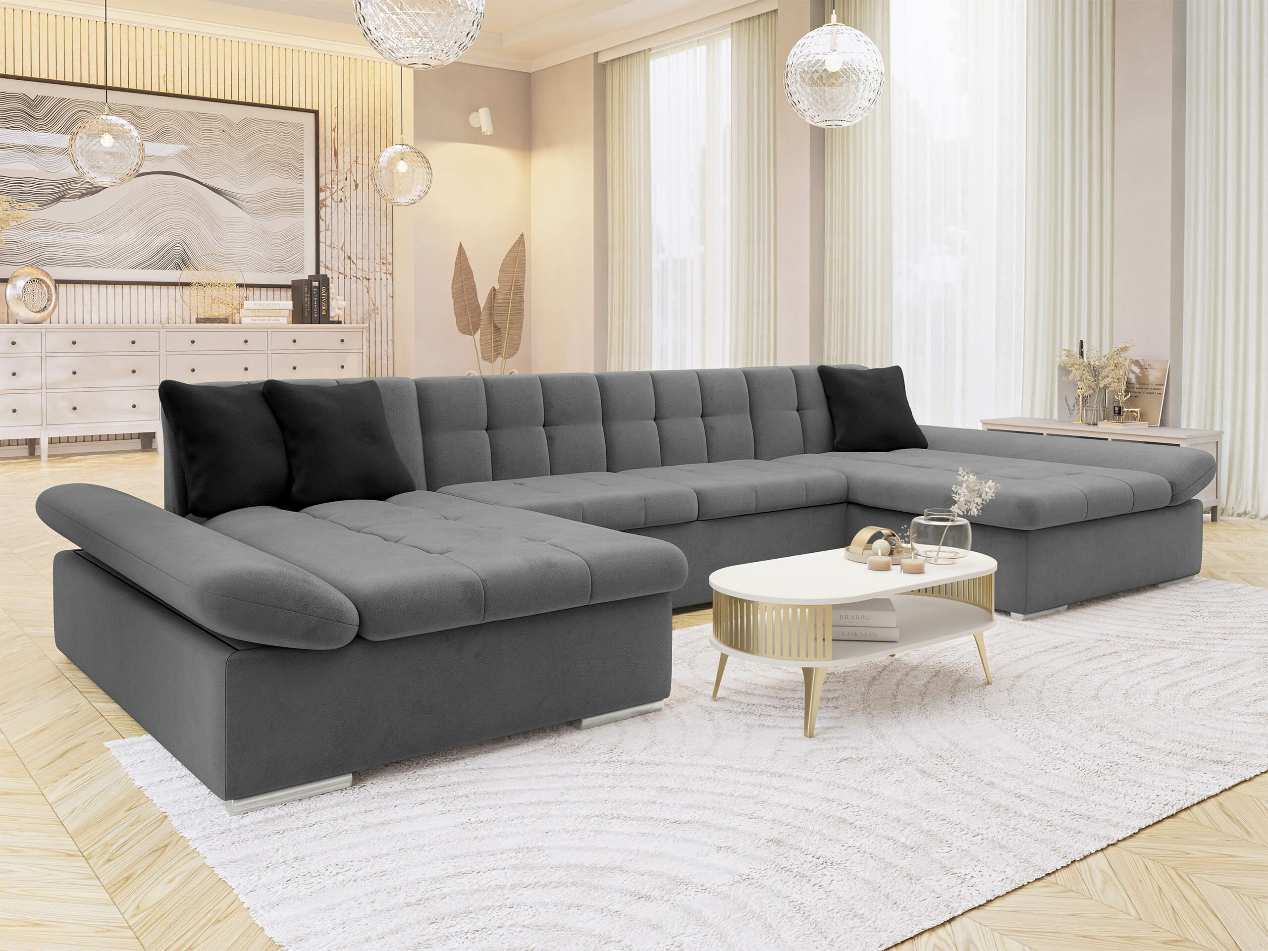 Hjørnesofa Comfivo Ficus (Magic Velvet 2217 + Magic Velvet 2219)