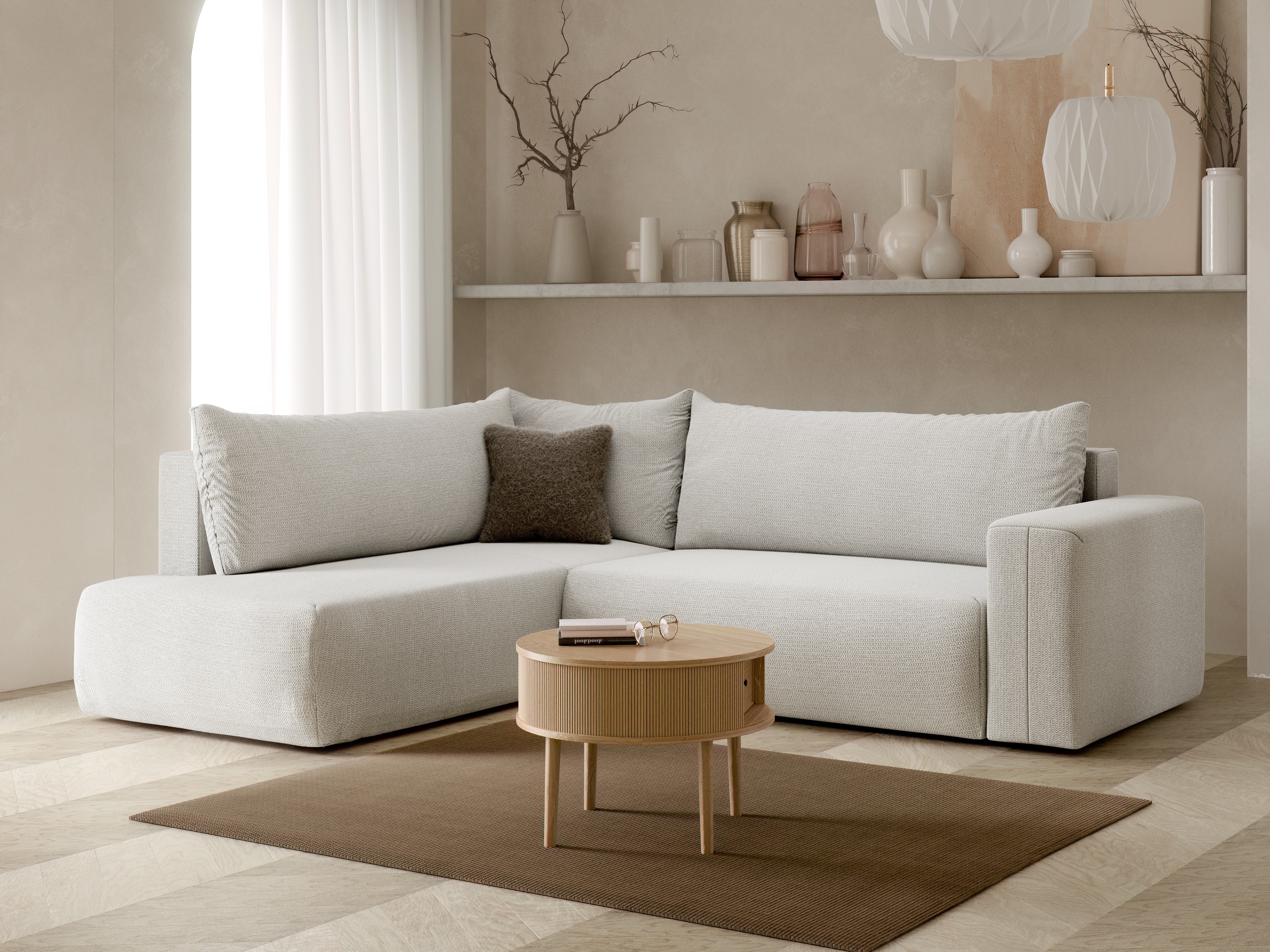 Hjørnesofa Lirdomo 102 (Aragon 80)