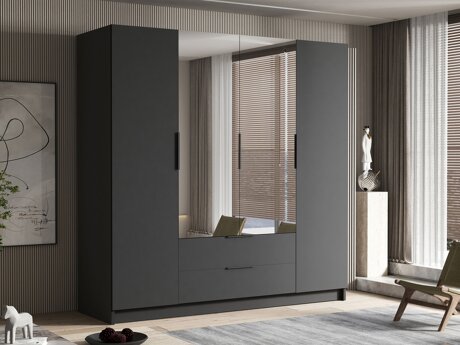 Garderobeskab Closico 201 (Sort)