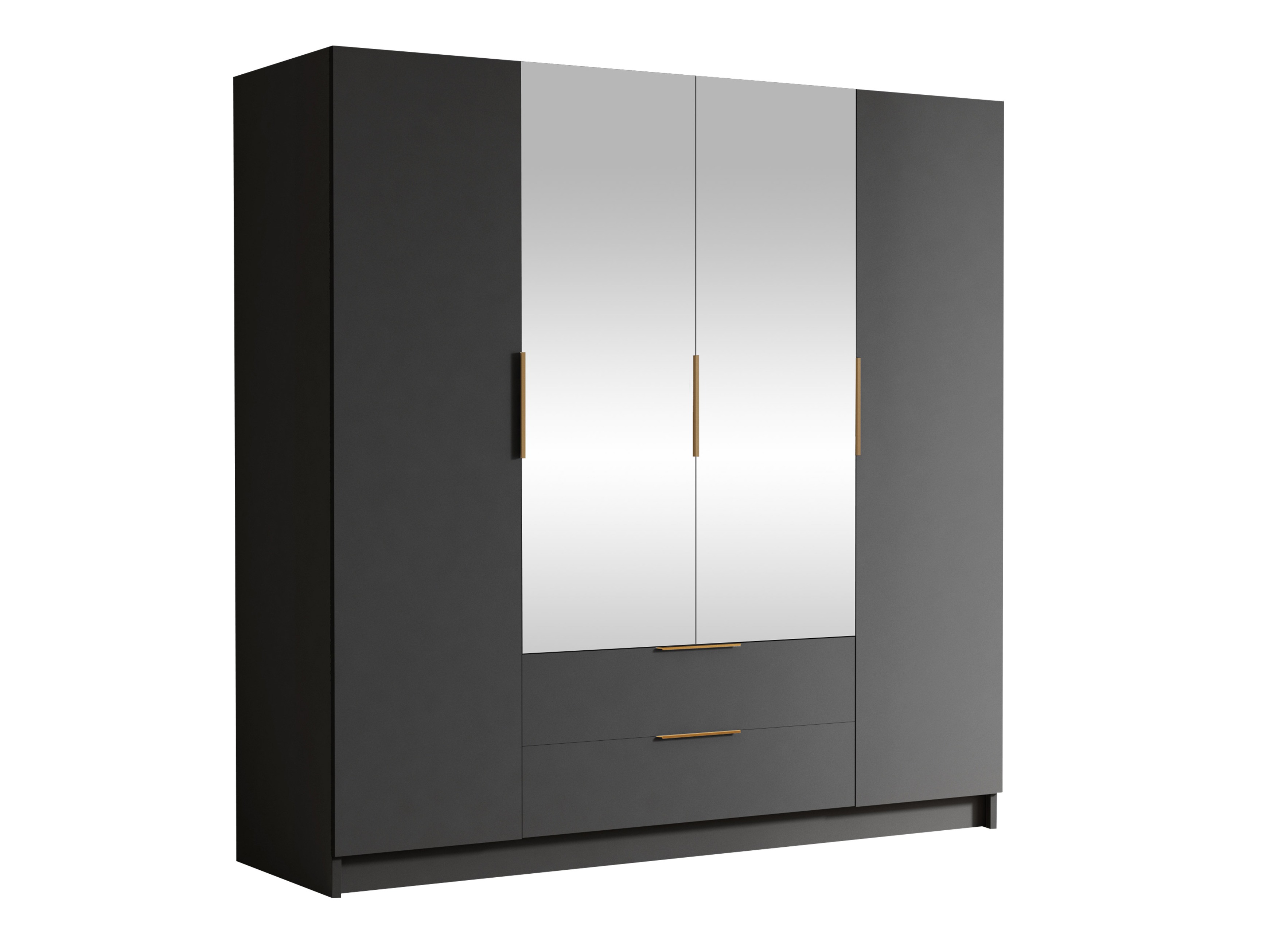 Garderobeskab Closico Cadron II (Sort)