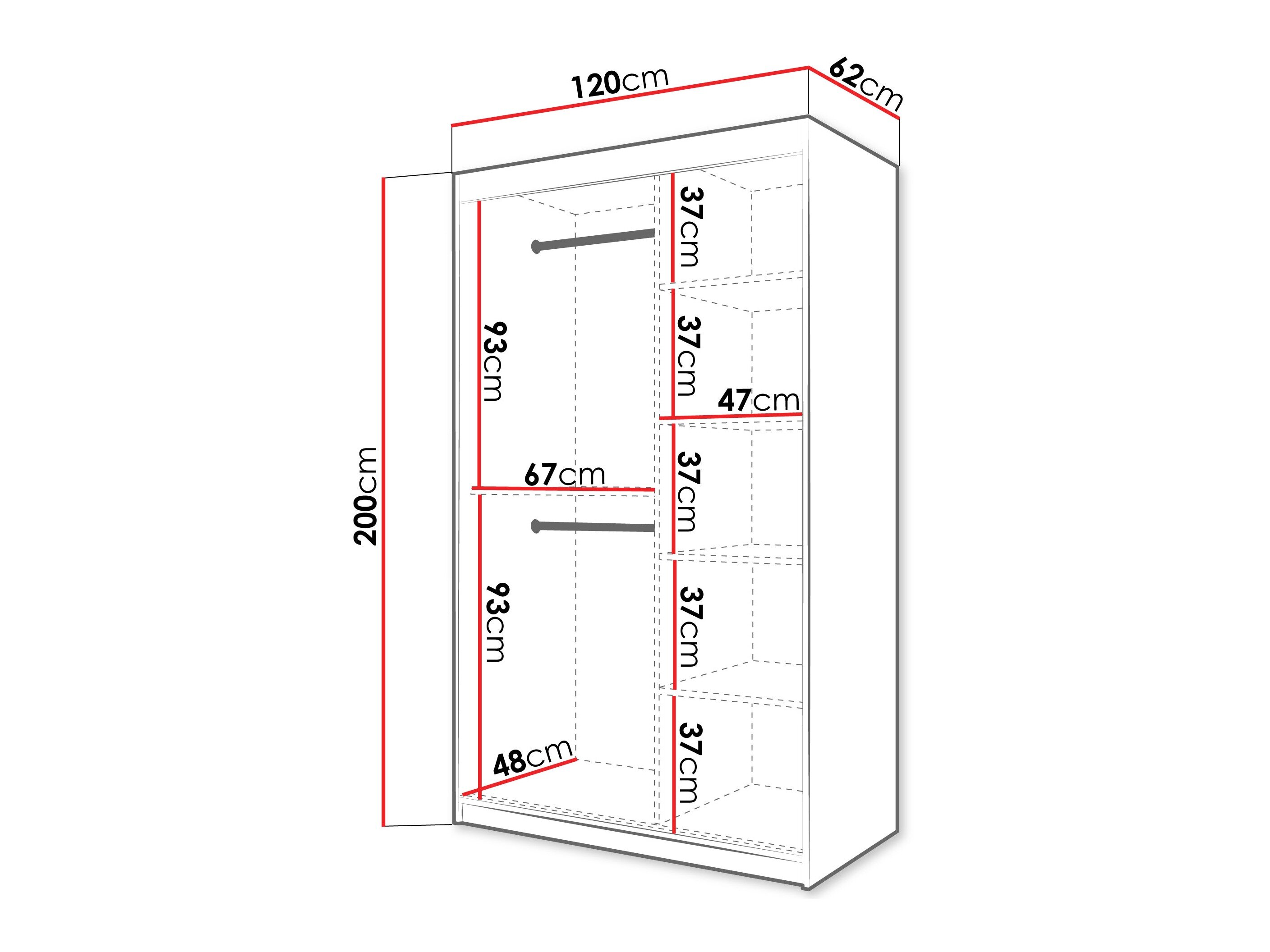 Garderobeskab Hartford 578 (Artisan eg)