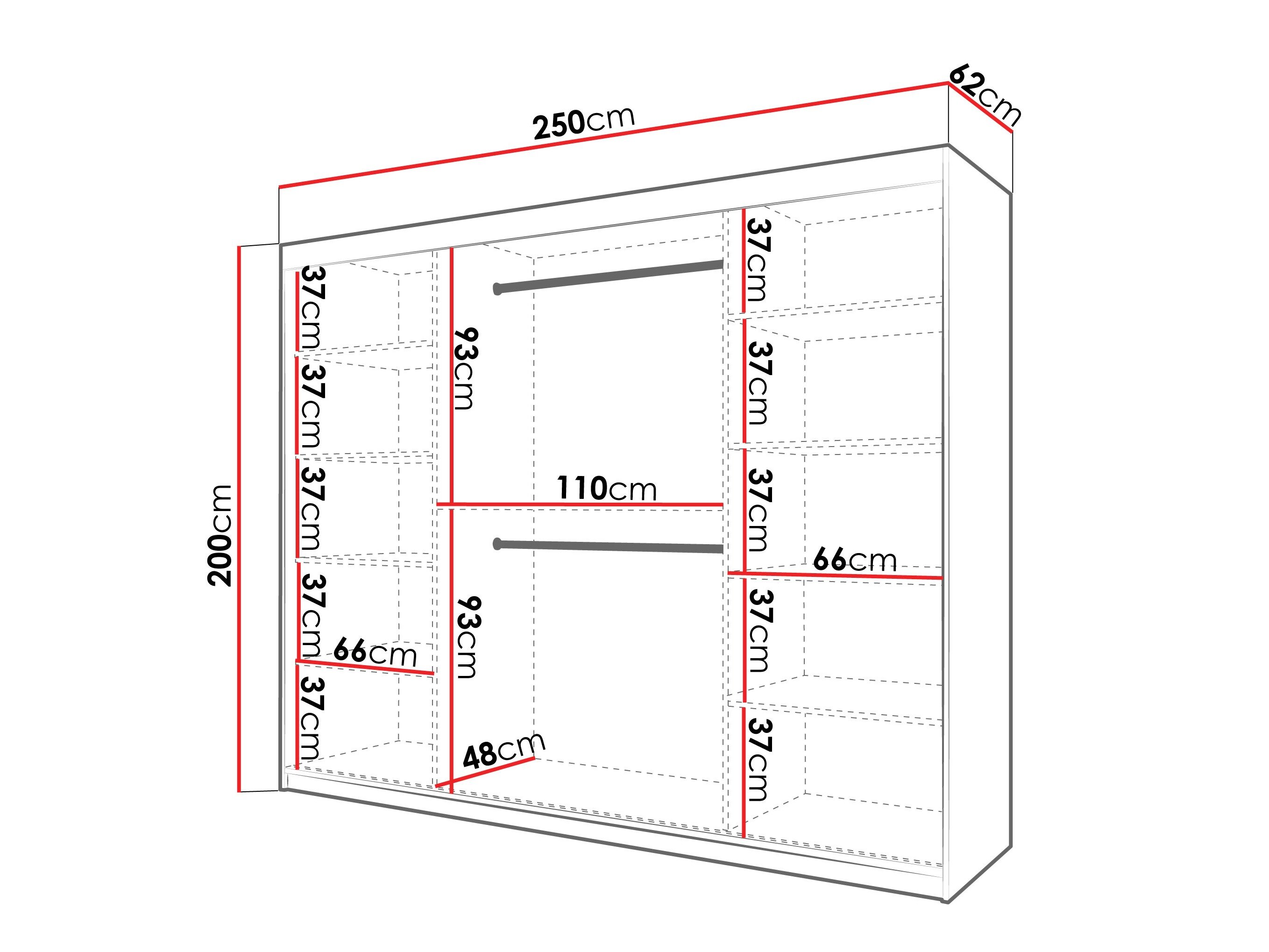 Garderobeskab Hartford 578 (Artisan eg)