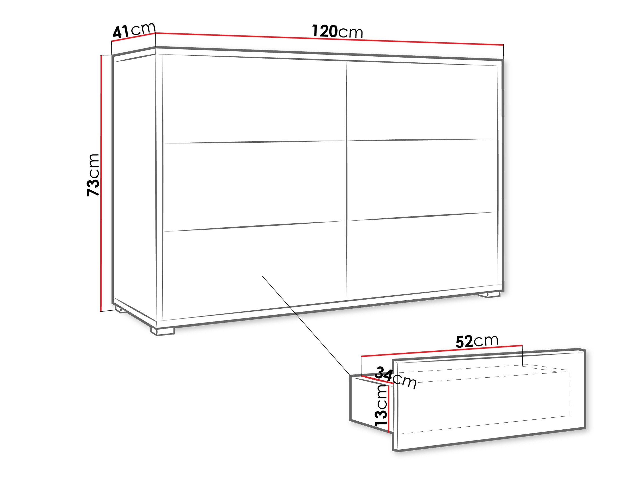 Kommode Comfivo Fersoe 103 (Egetræ)