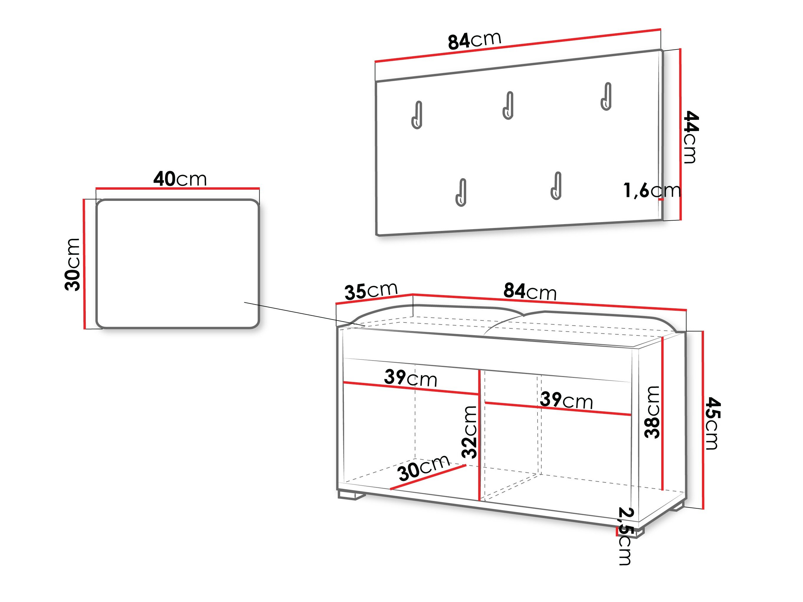 Entrésæt Comfivo Fersoe 117 (Egetræ)