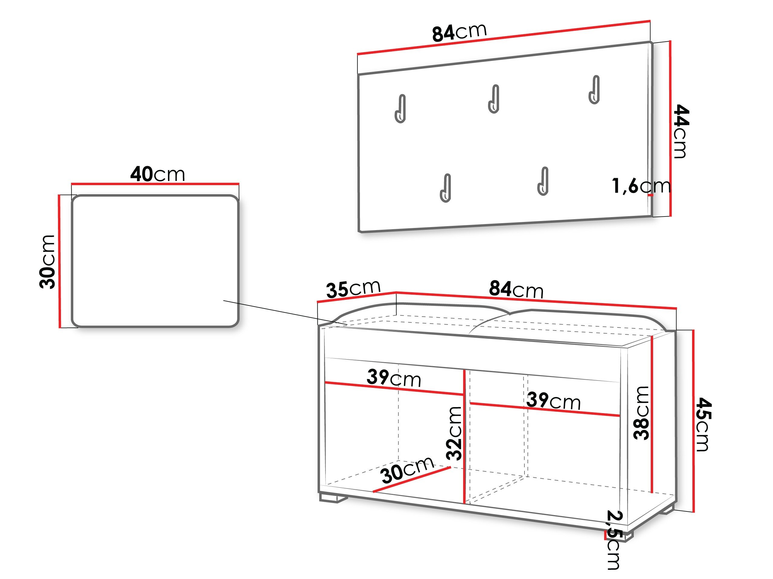 Entrésæt Comfivo Fersoe 117 (Egetræ)