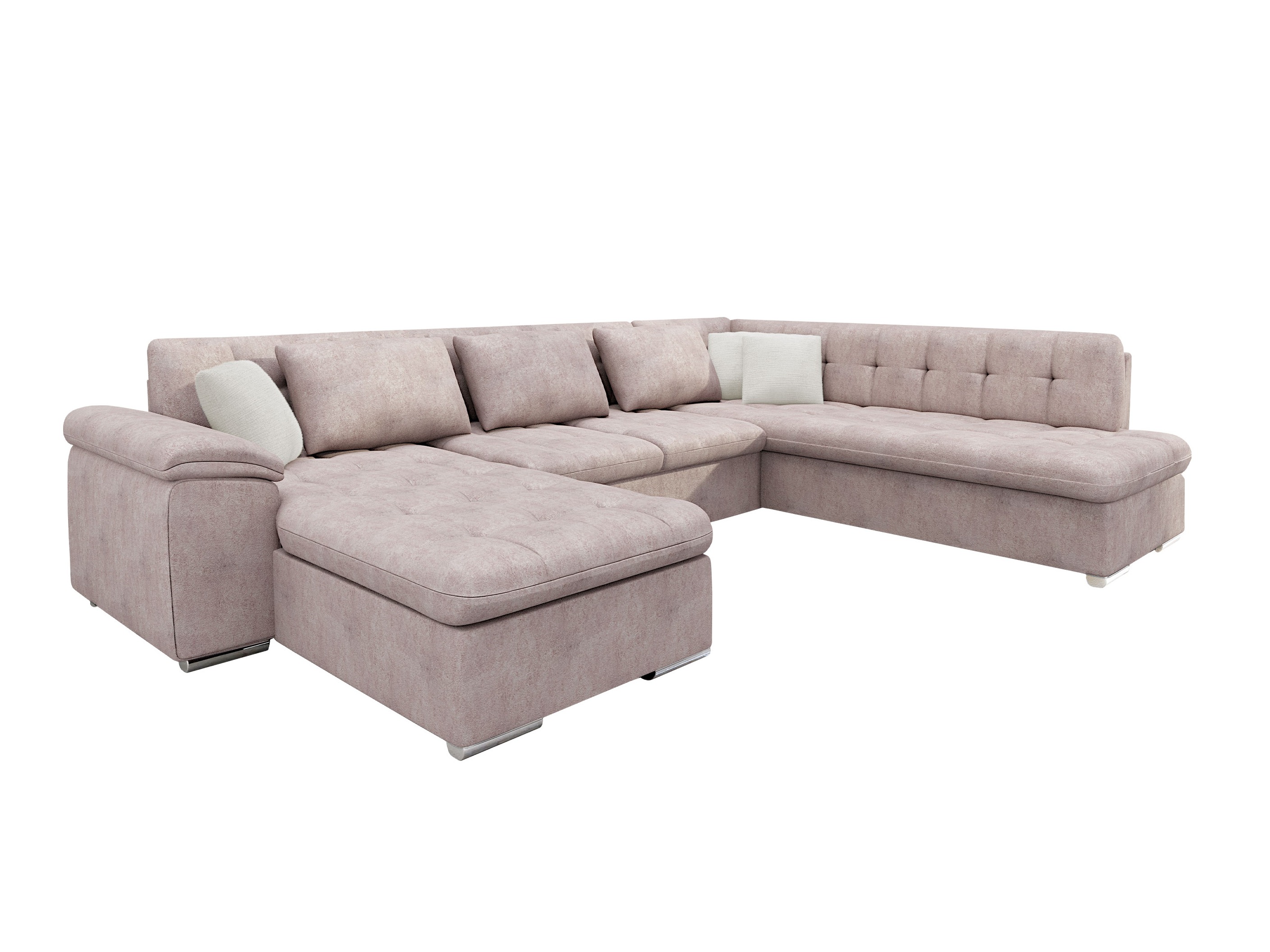Hjørnesofa Comfivo Gemma VI (Zoya 03 + Mokka 03)