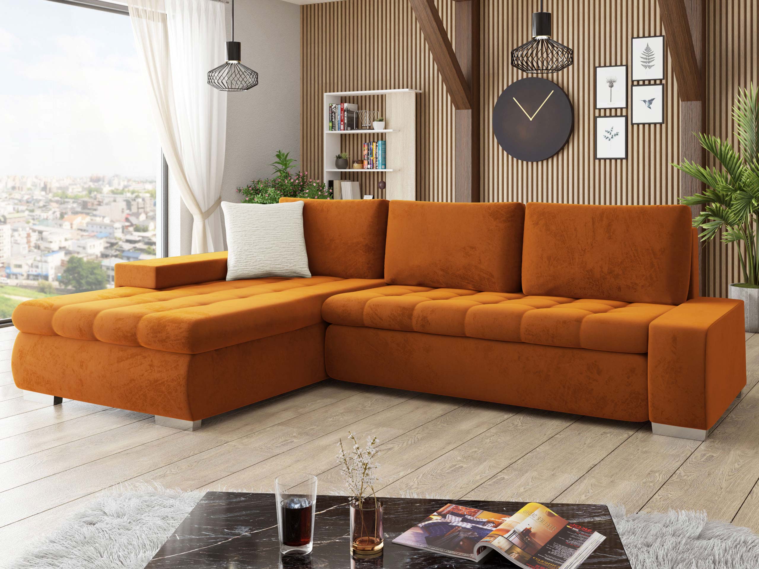 Hjørnesofa Comfivo Nitor II (Piano 21 + Mokka 03)