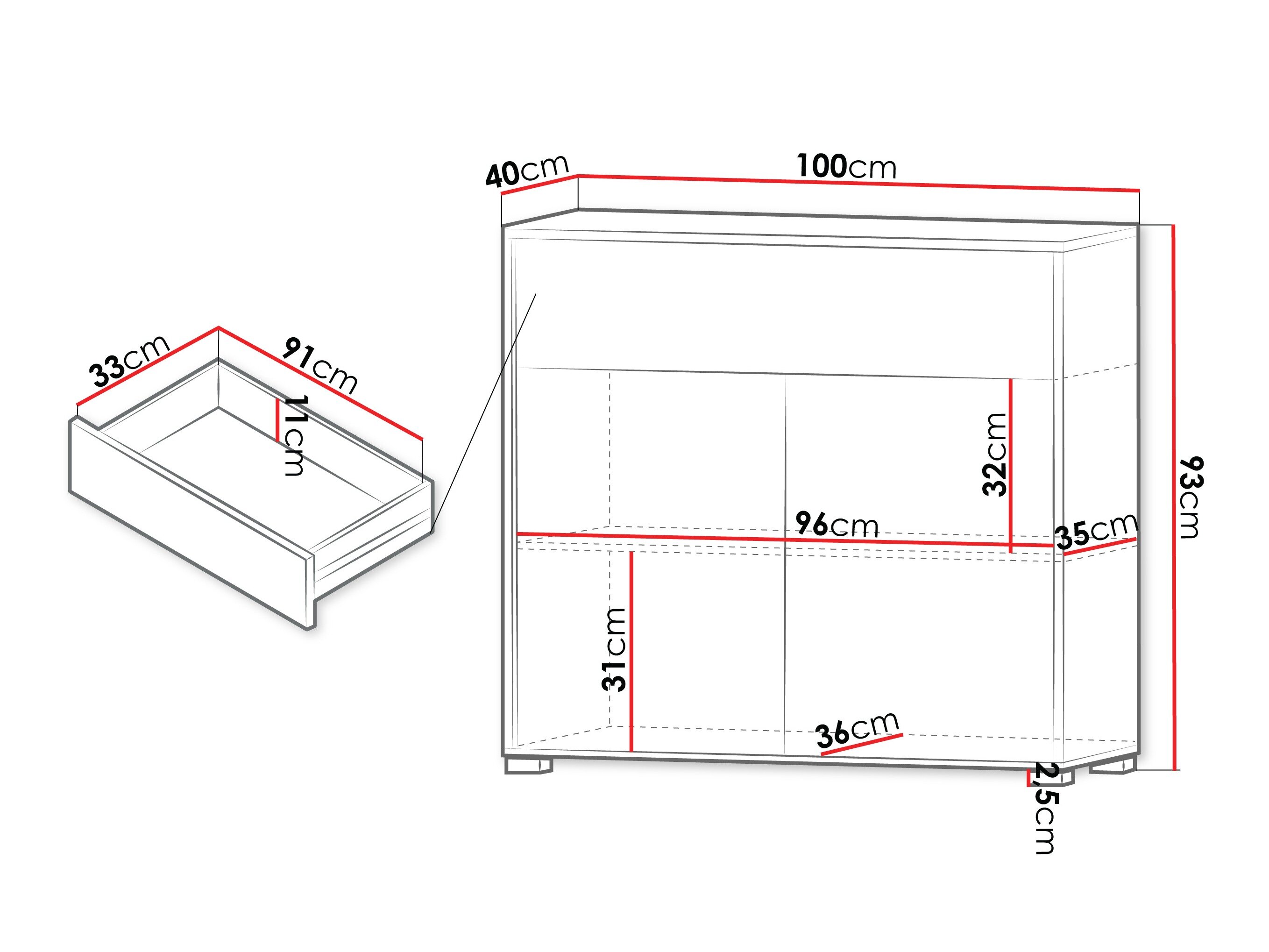 Kommode Comfivo Fersoe 114 (Egetræ)