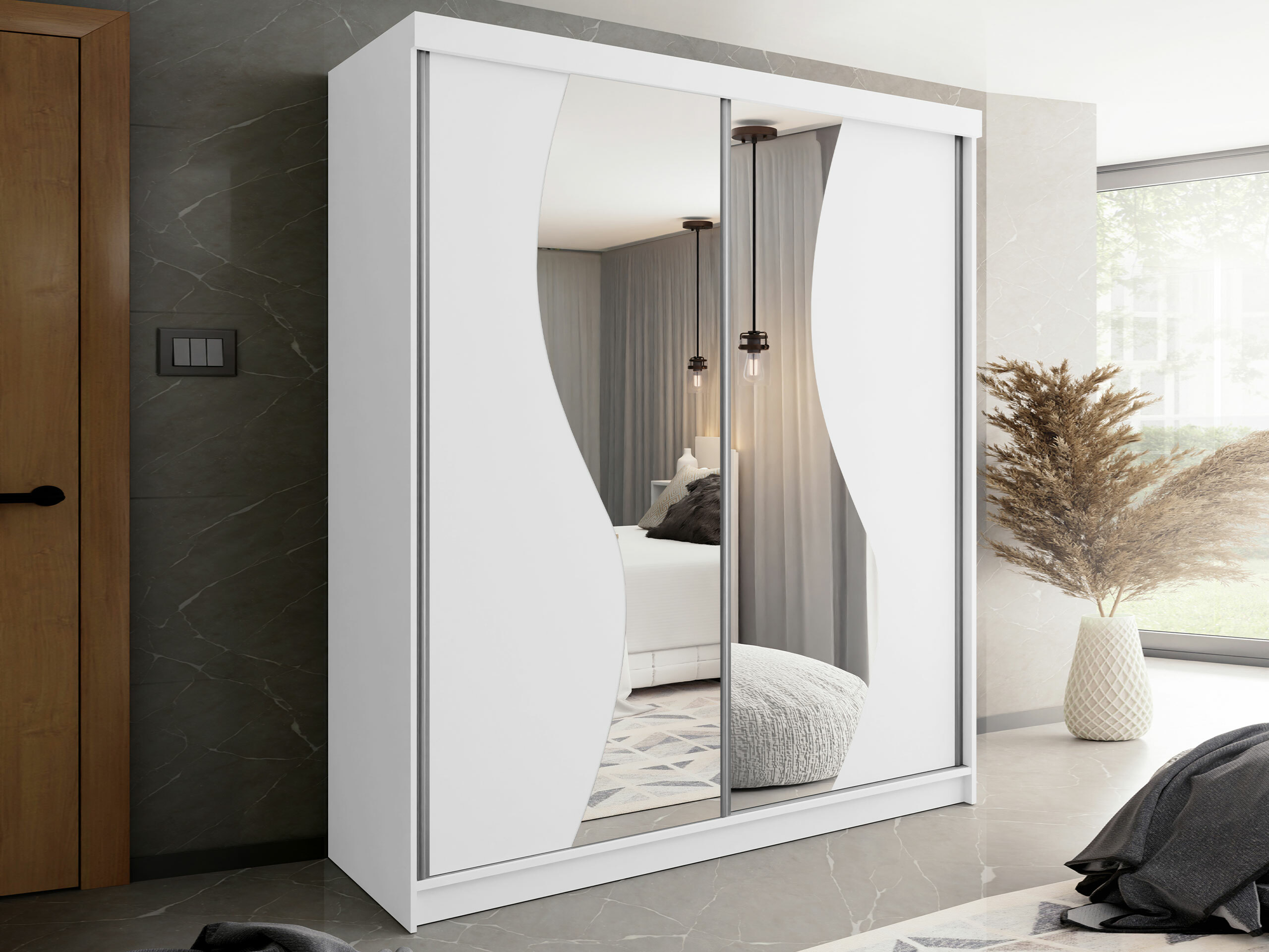 Garderobeskab Dover 105 (Hvid)
