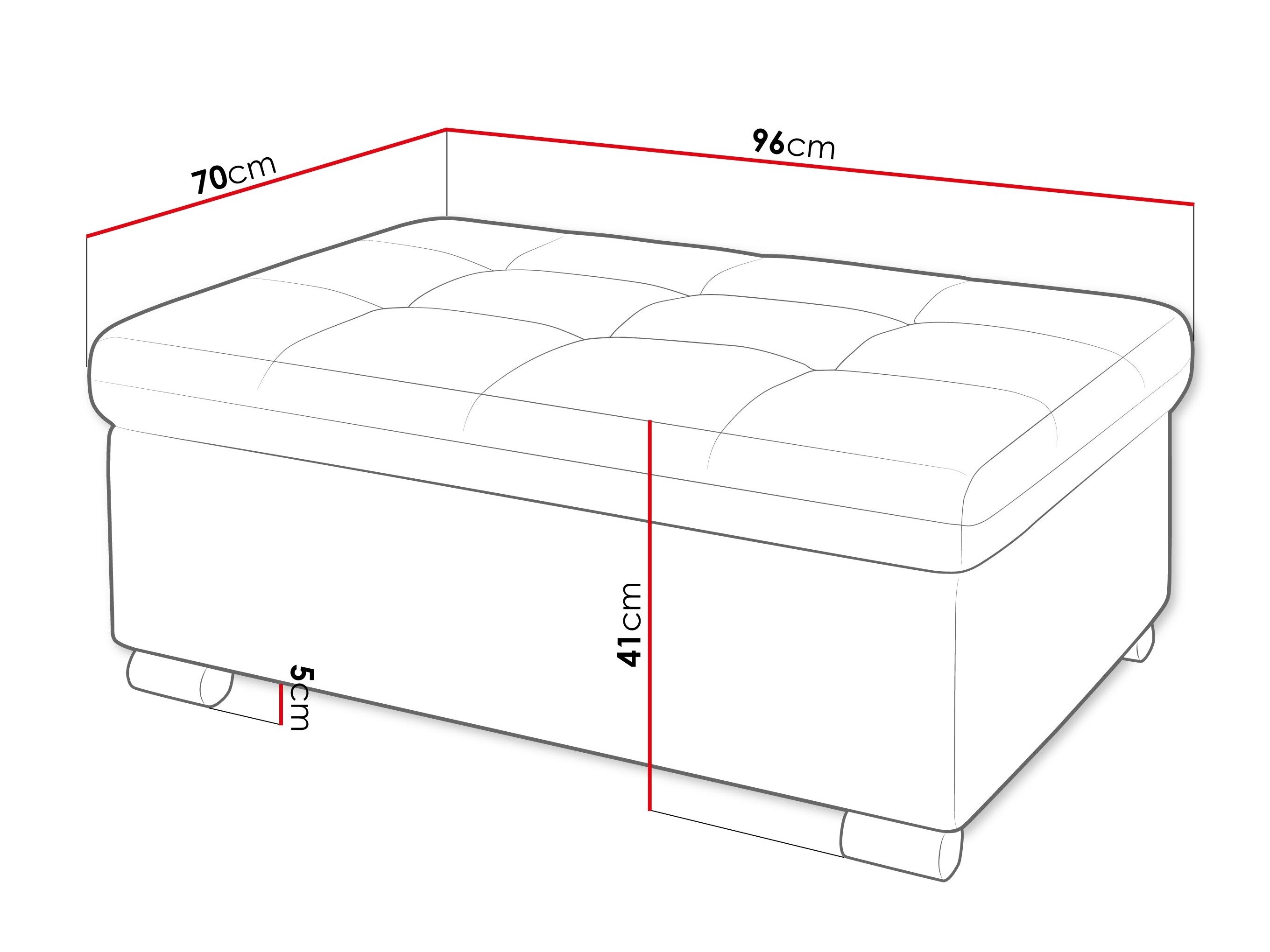 Polstret bænk Comfivo 118 (Zoya 03)