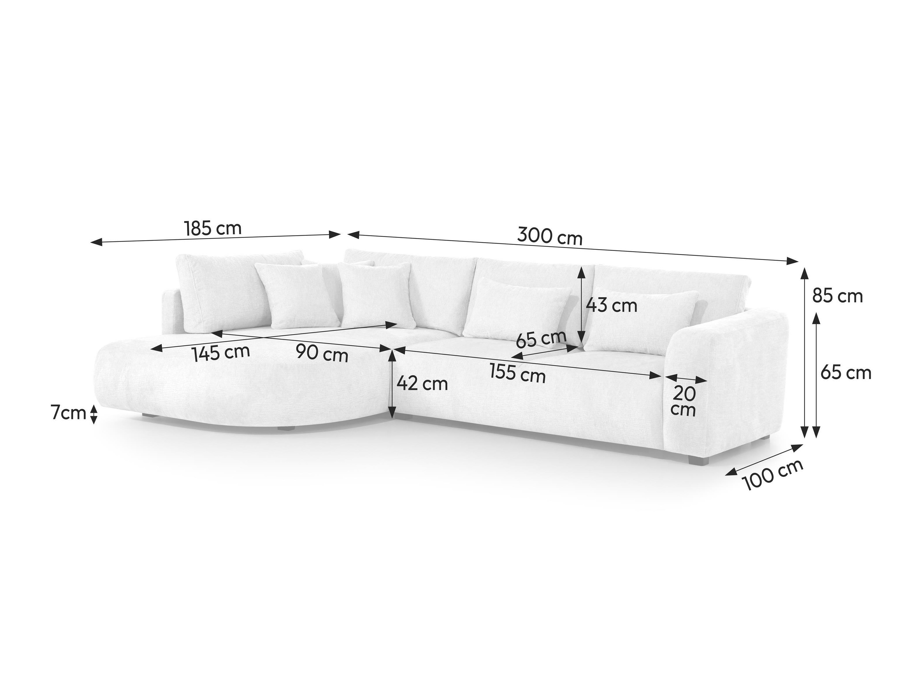 Hjørnesofa Margate 106 (Tresor 22)