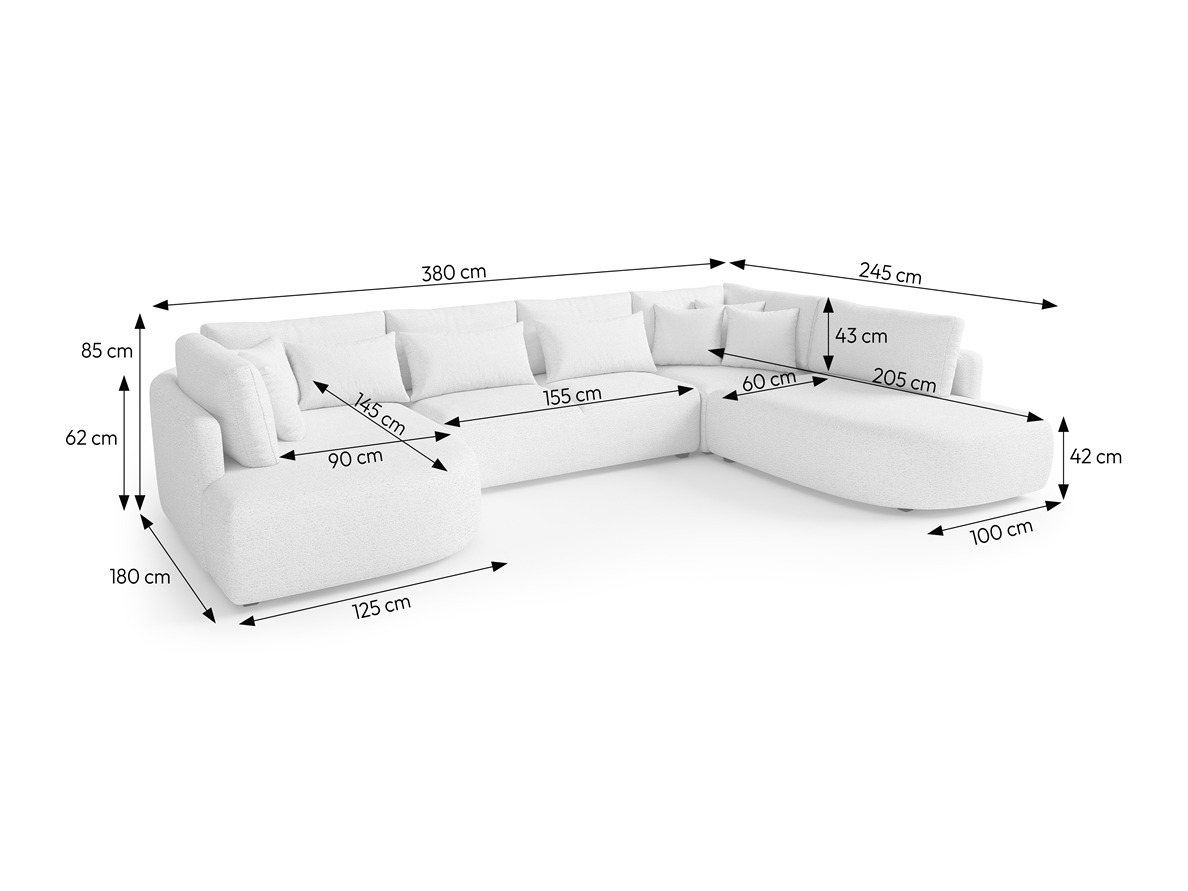 Hjørnesofa Margate 107 (Tresor 05)