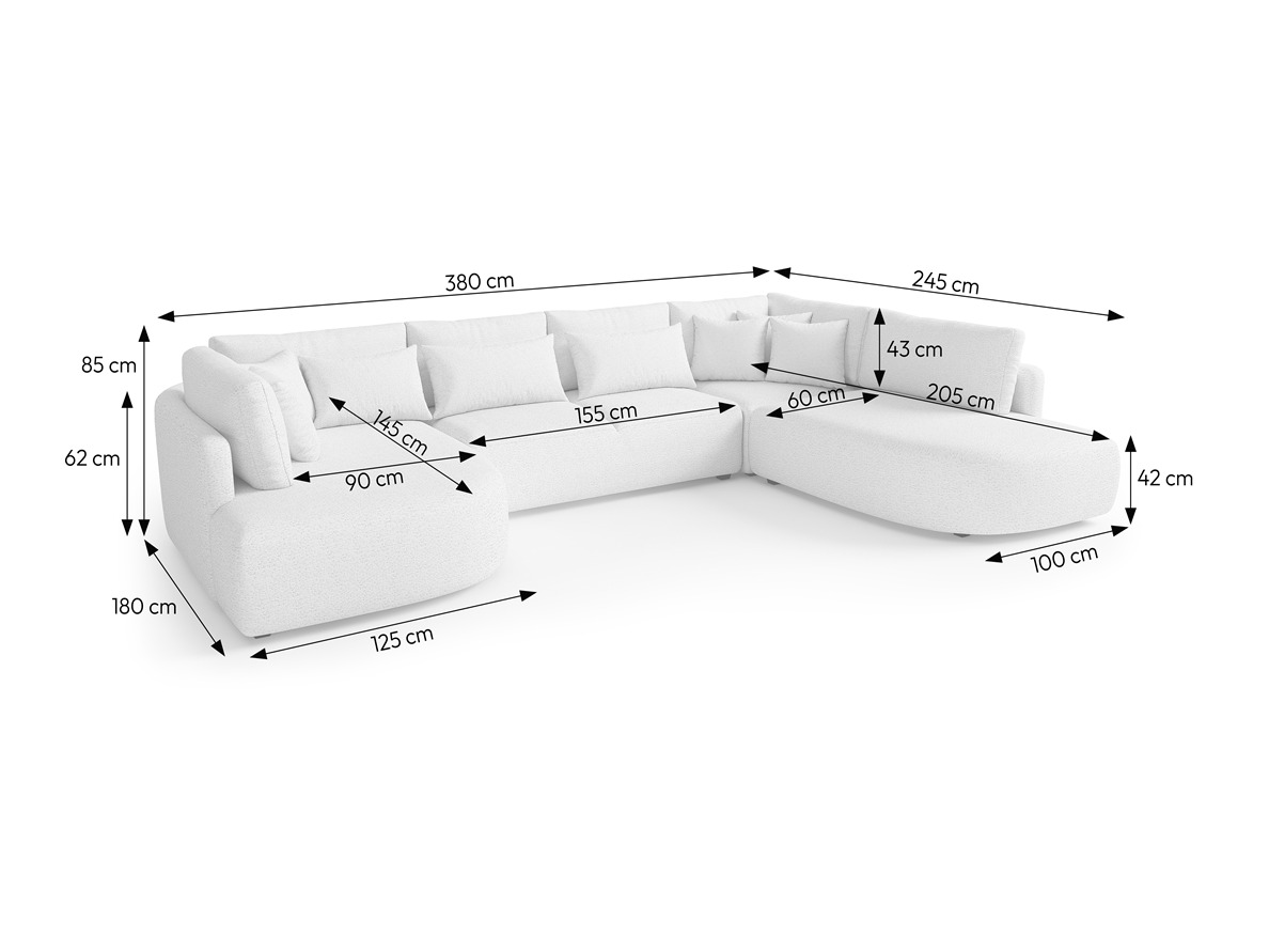 Hjørnesofa Margate 107 (Tresor 16)