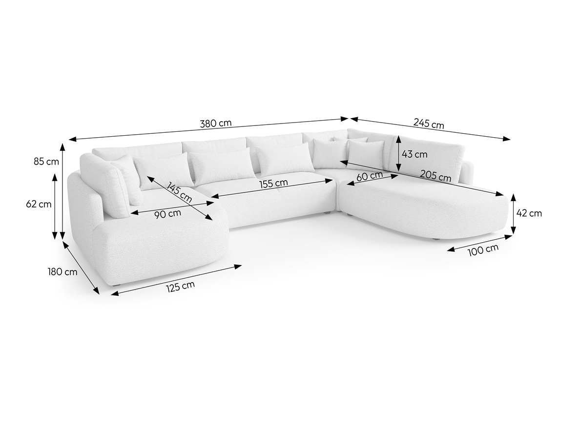 Hjørnesofa Margate 107 (Tresor 22)