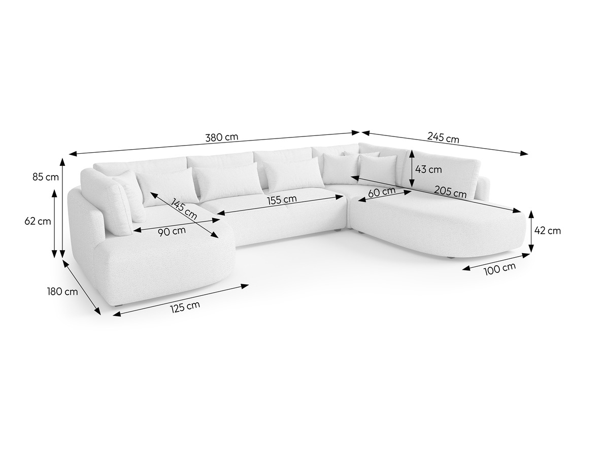 Hjørnesofa Margate 107 (Tresor 22)