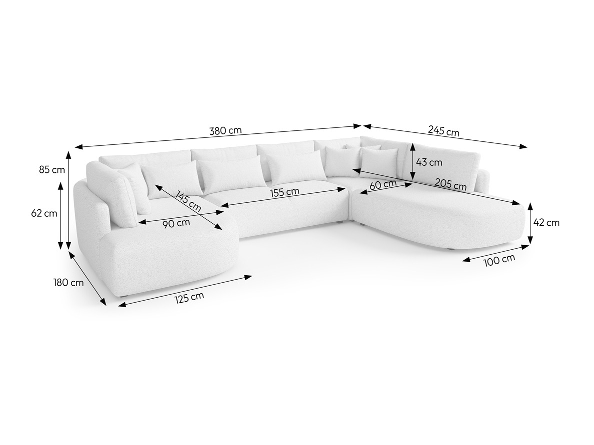Hjørnesofa Margate 107 (Tresor 77)