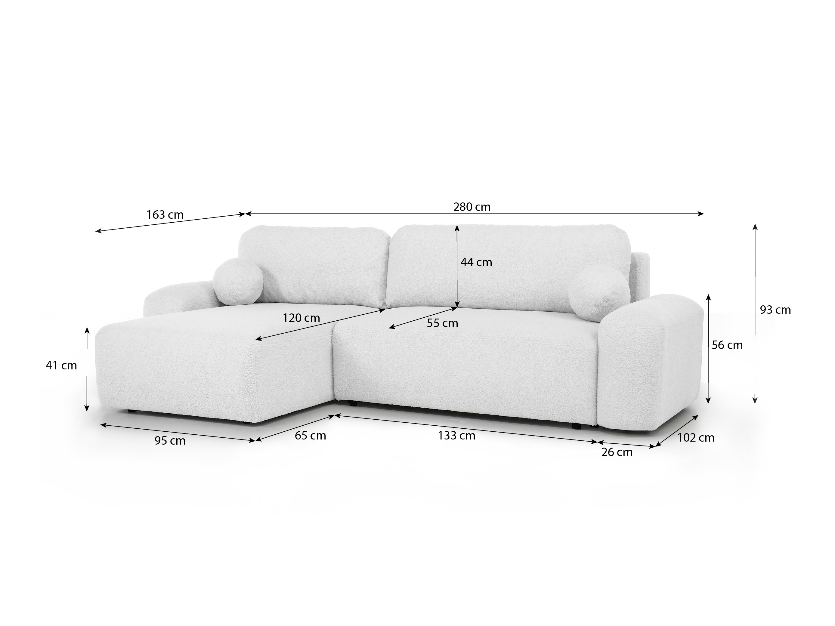Hjørnesofa Margate 108 (Quelle 38)