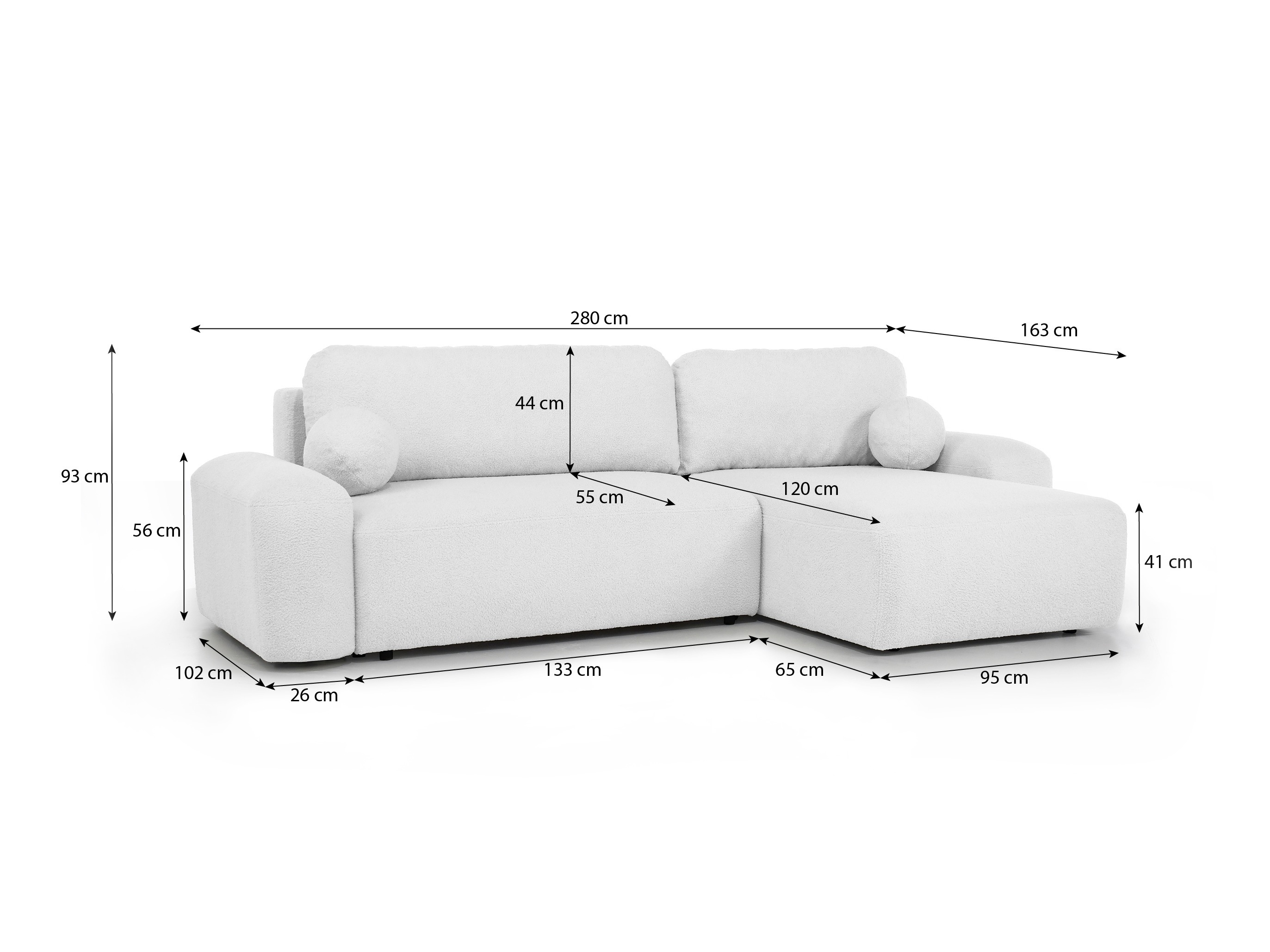 Hjørnesofa Margate 108 (Quelle 92)