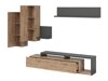 Stuemøbelsæt Lutiva 100 (Antracit + Ribbec egetræ)