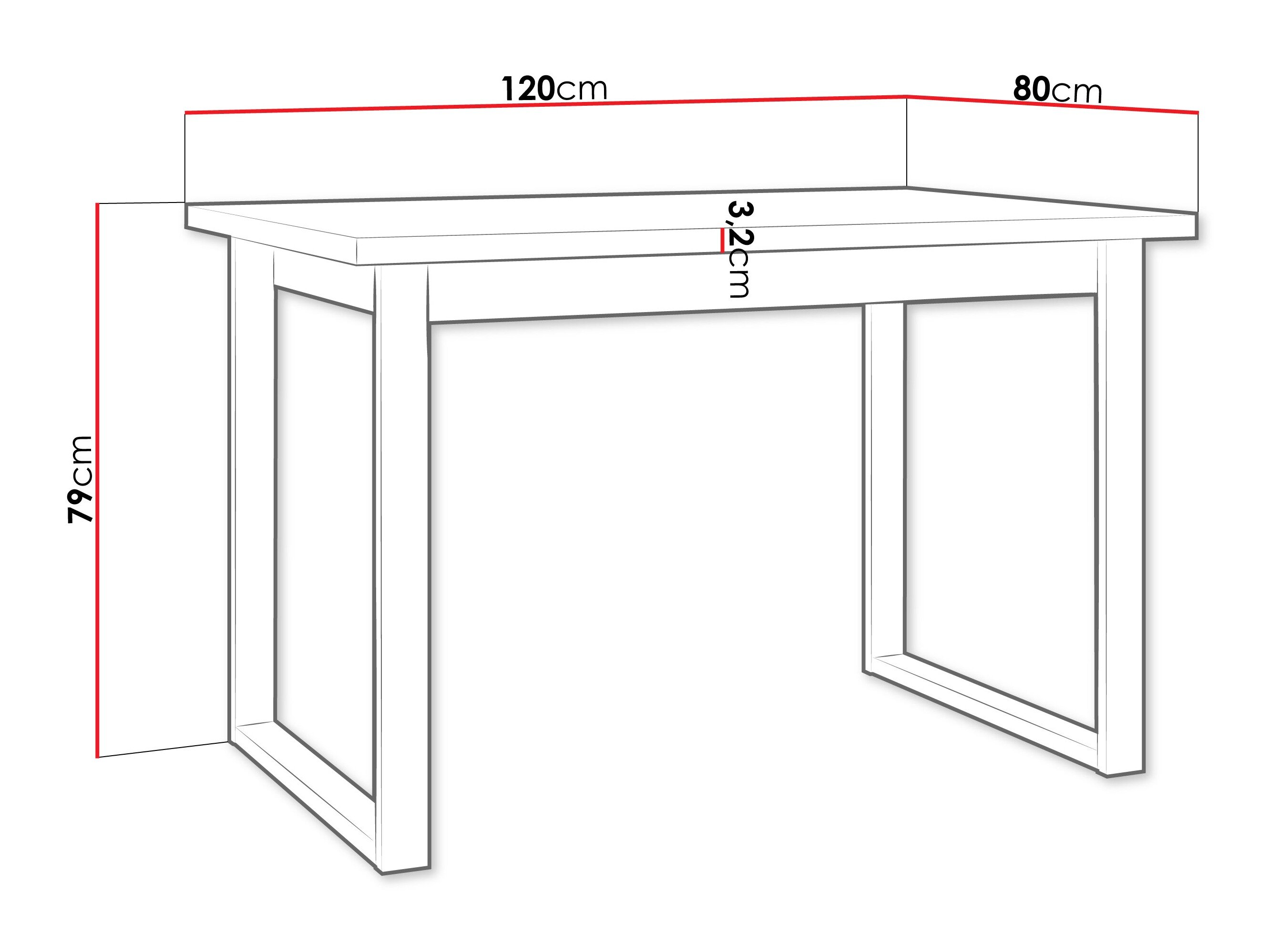 Bord Victorville 378 (Wotan eg + Sort)
