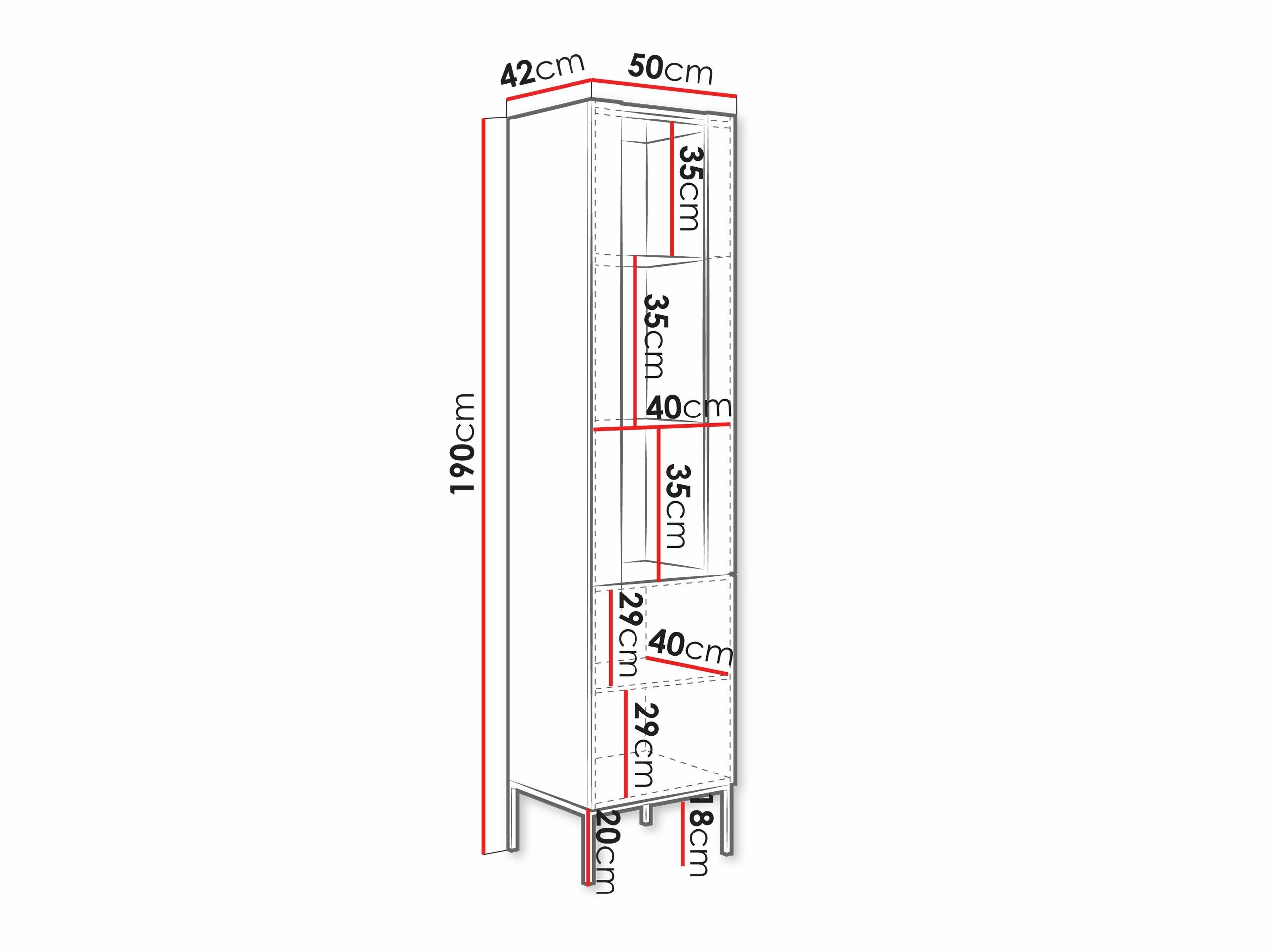Reol Lunole 112 (Artisan eg + Sort)
