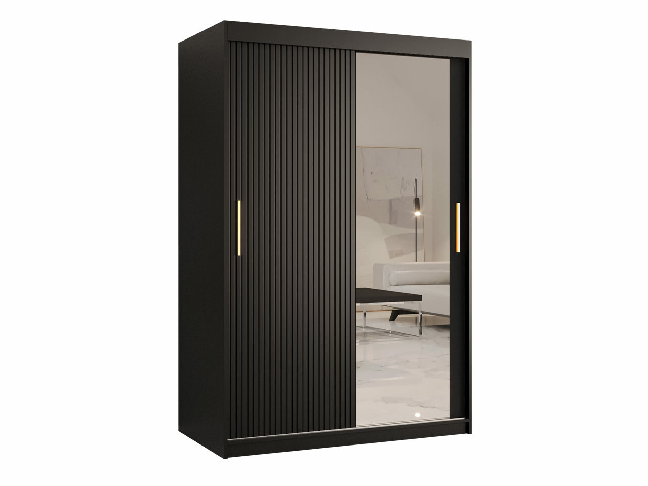 Garderobeskab Hartford 401 (Sort)