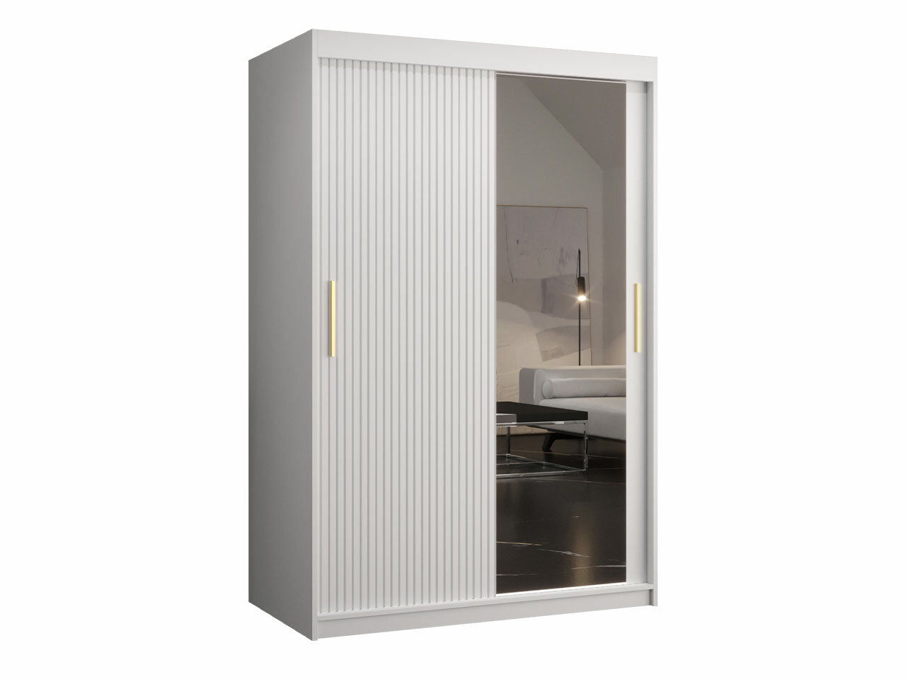 Garderobeskab Hartford 401 (Hvid)