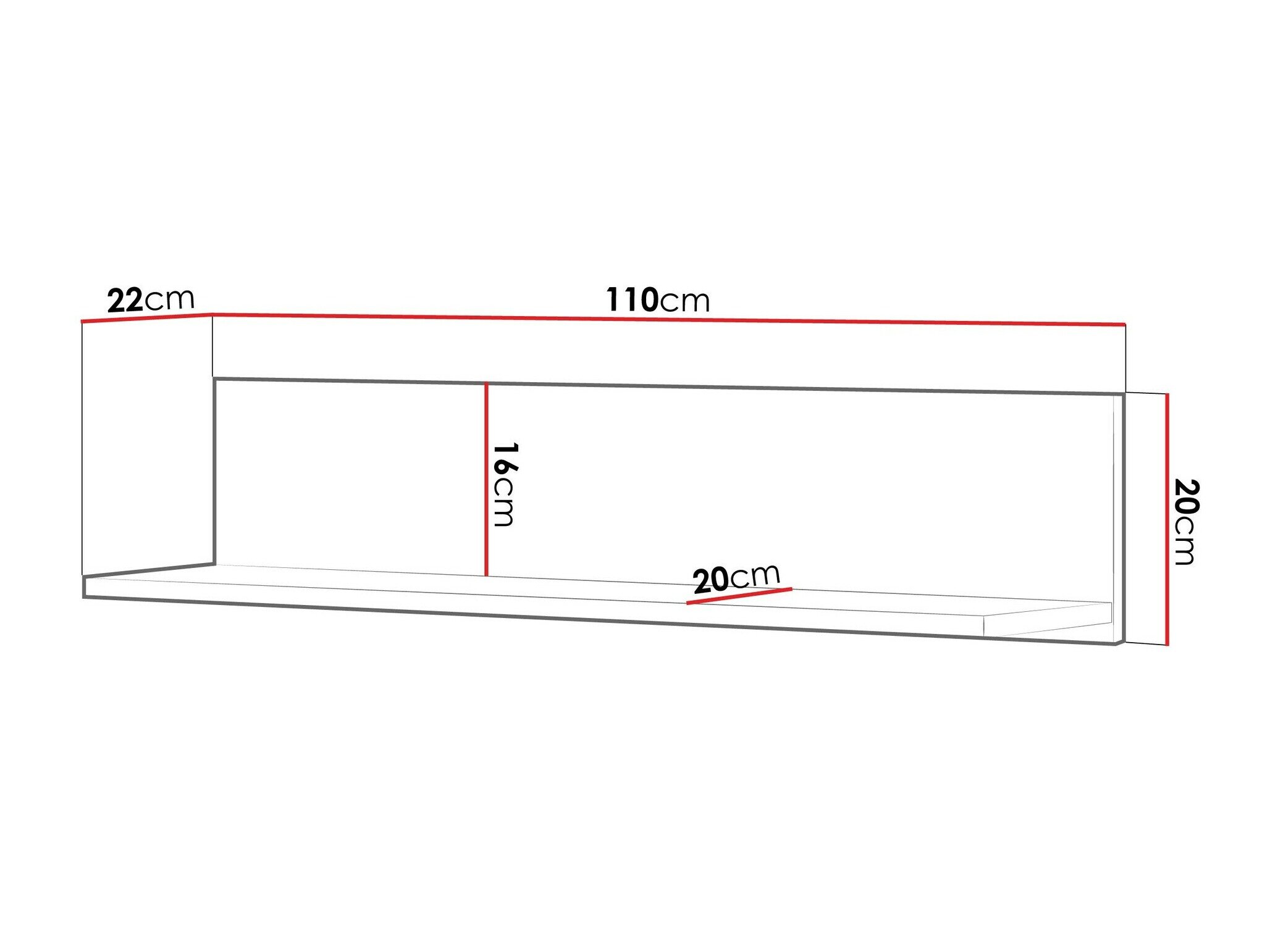 Vægreol Romelbo 141 (Beige + Egetræ)
