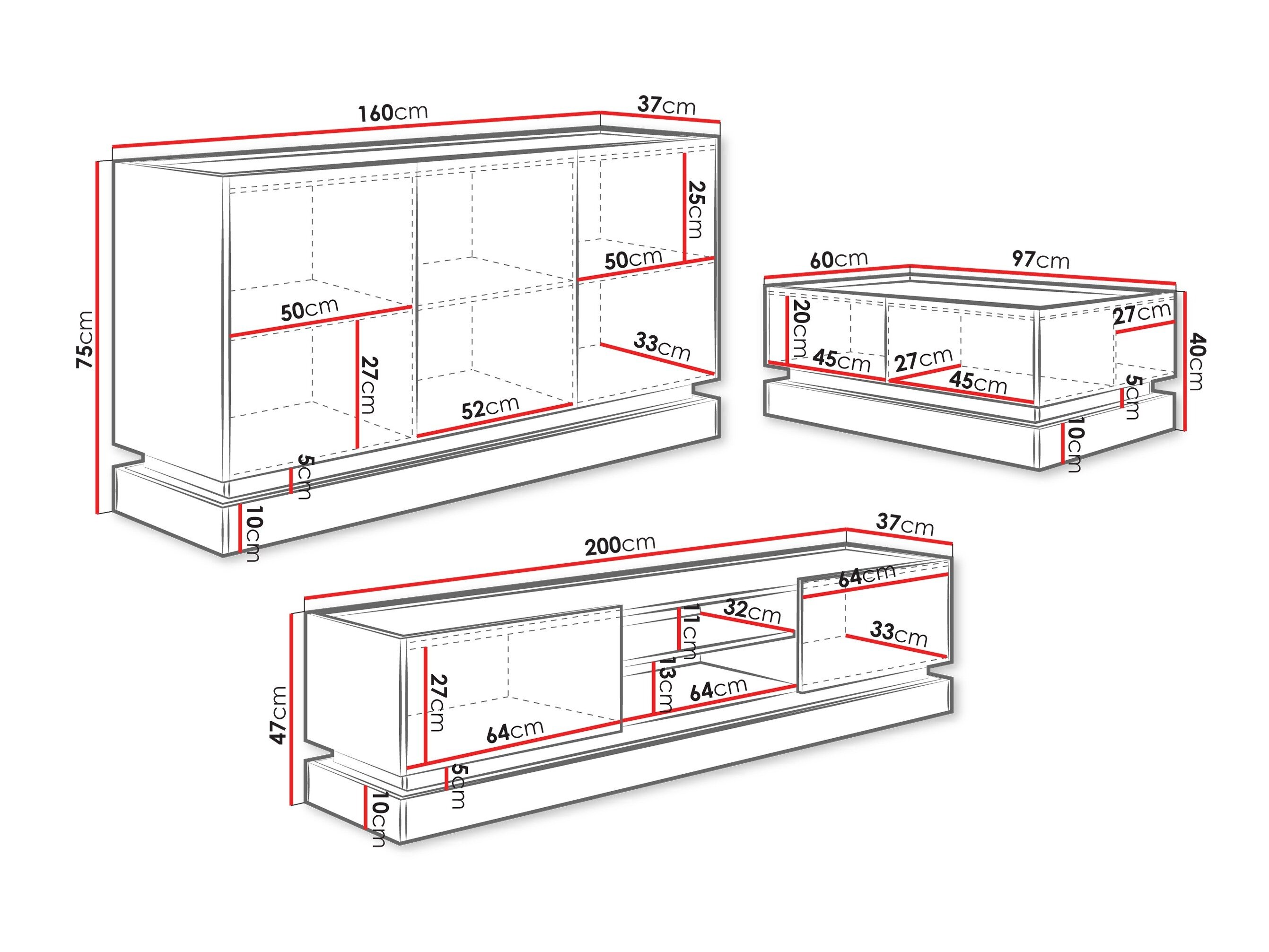 Stuemøbelsæt Comfivo Dalvenu 104 (Lysebrun + Egetræ)