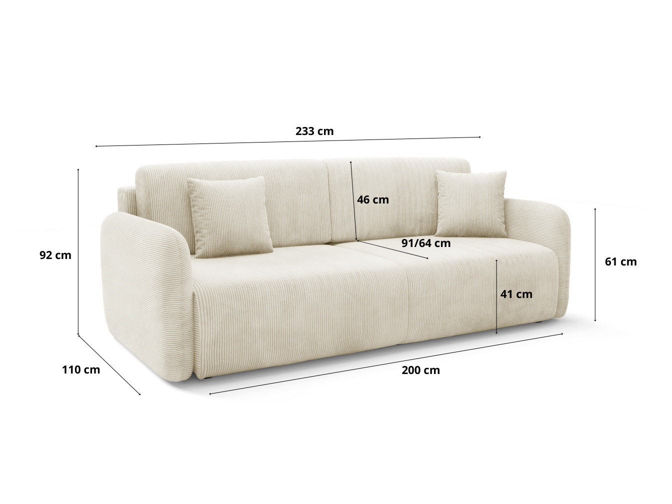 Sovesofa Franklin 191 (Poso 40)