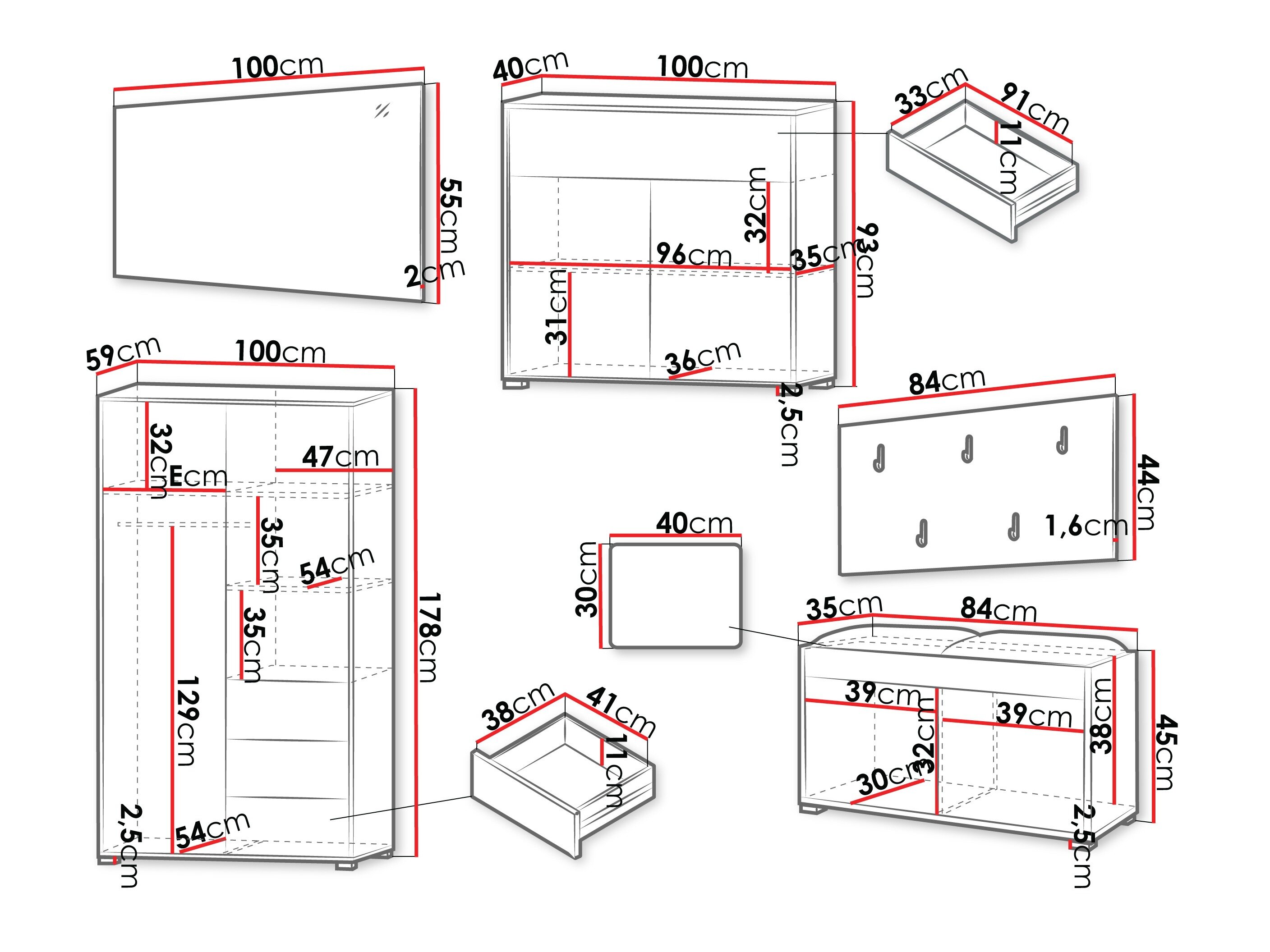 Entrésæt Comfivo Fersoe 118 (Egetræ)