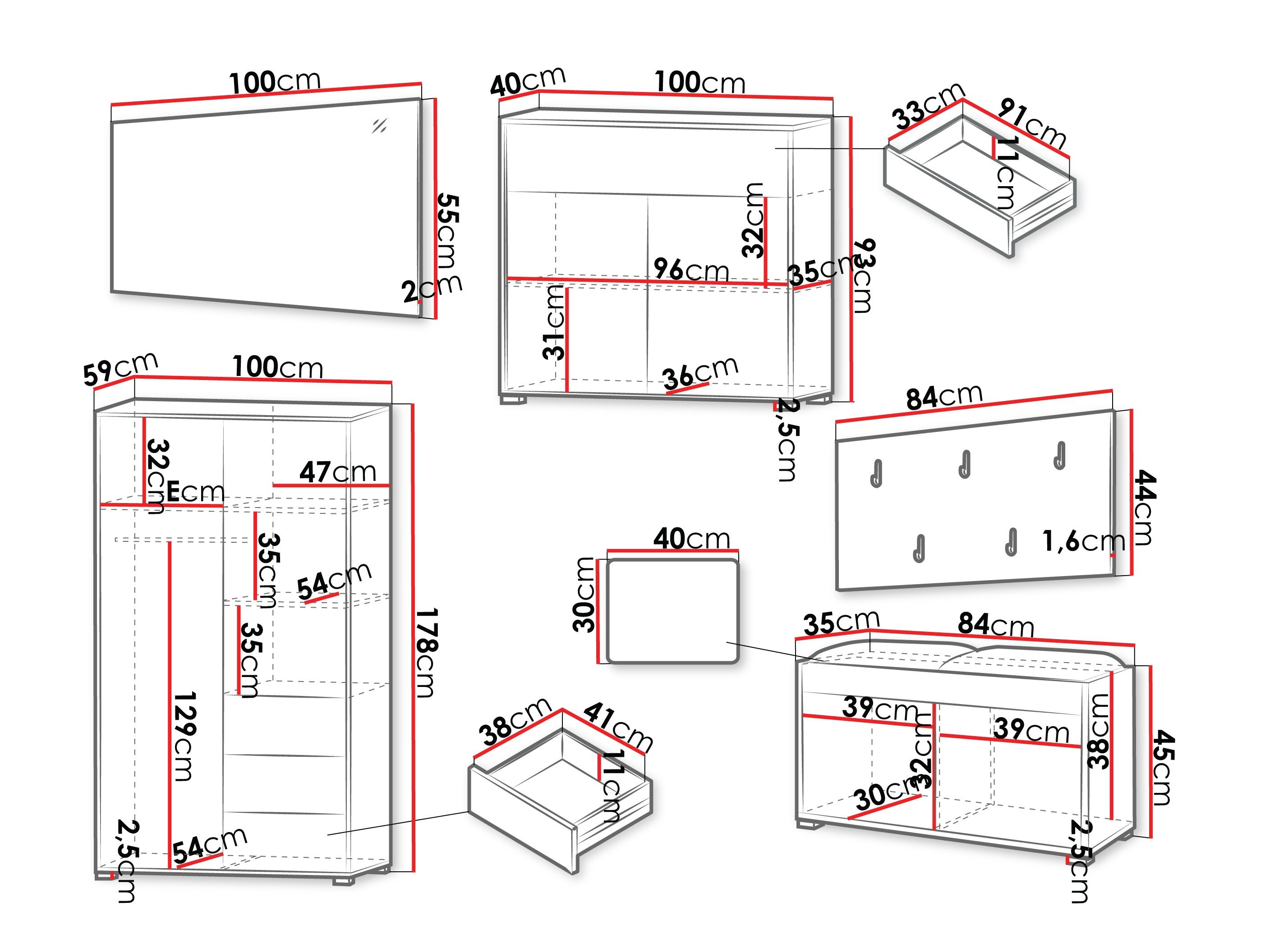 Entrésæt Comfivo Fersoe 118 (Egetræ)