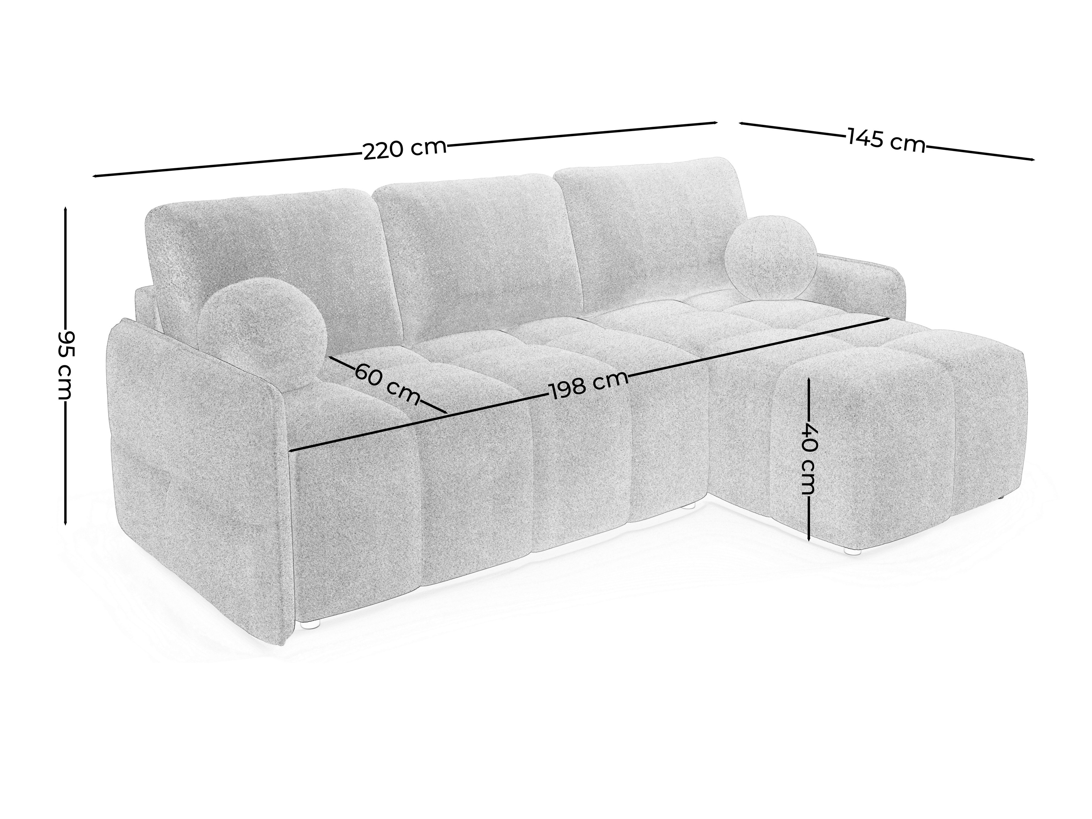 Hjørnesofa Arcadia 101