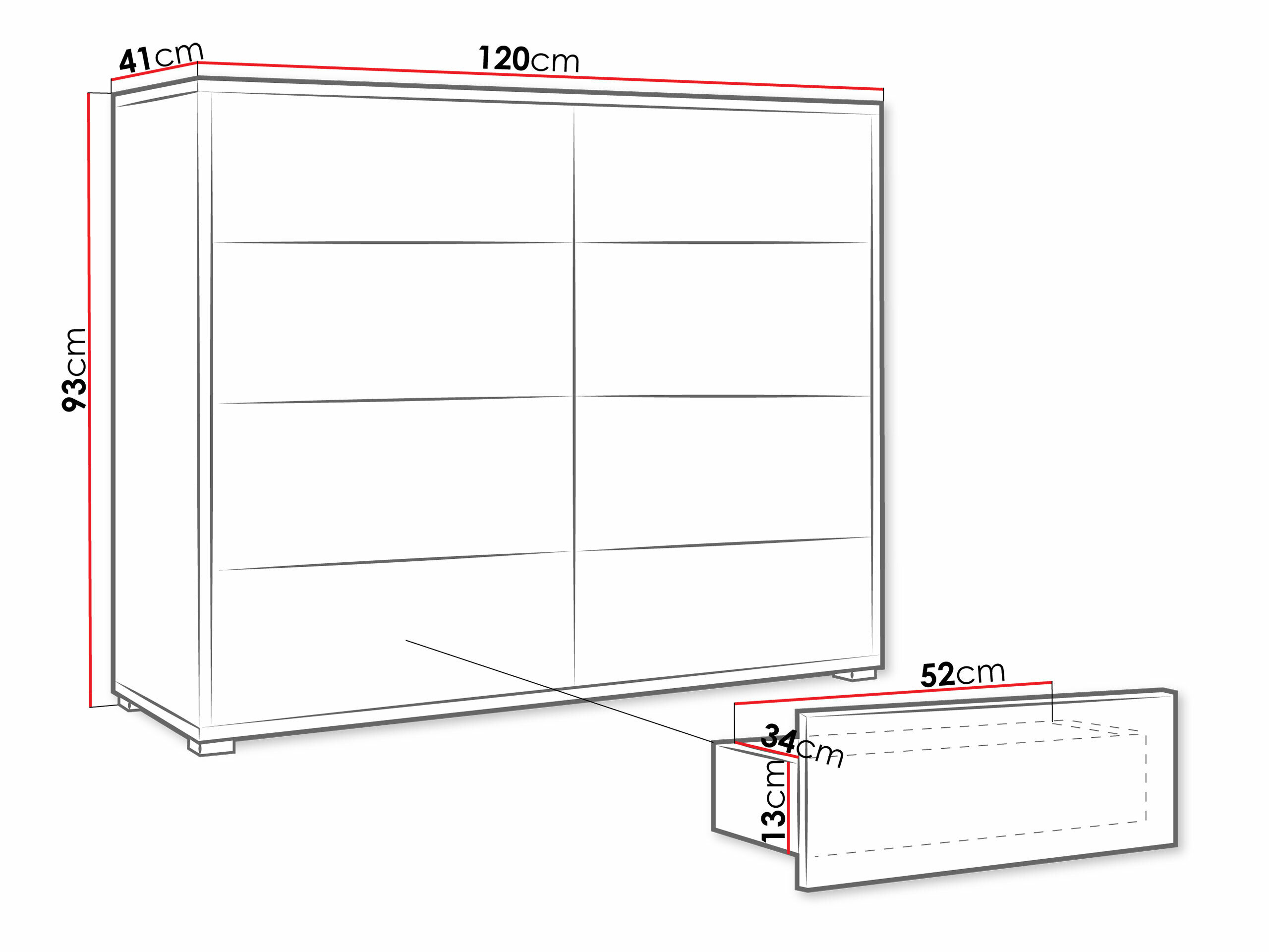 Kommode Comfivo Fersoe 104 (Kashmir)