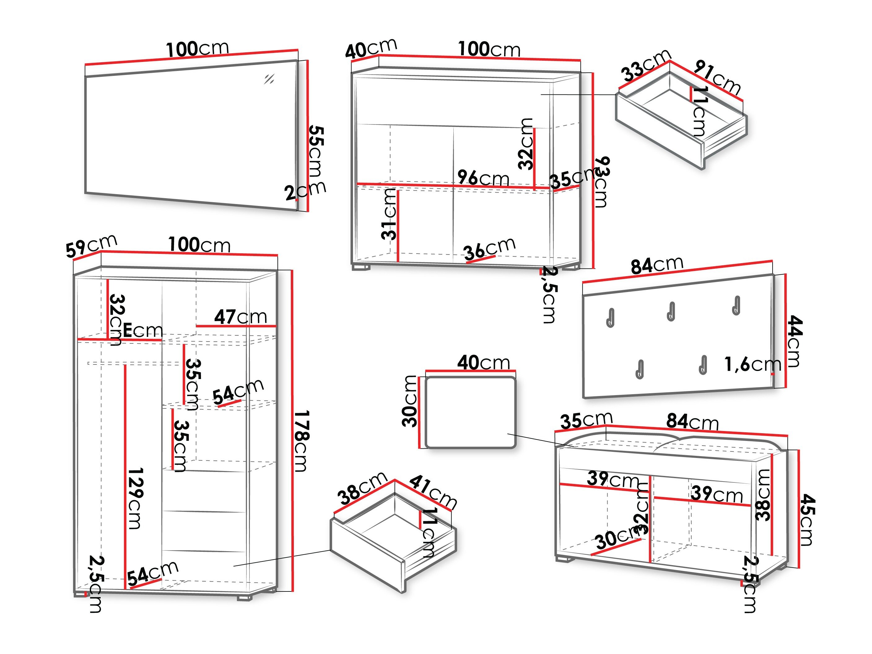 Entrésæt Comfivo Fersoe 118 (Egetræ)