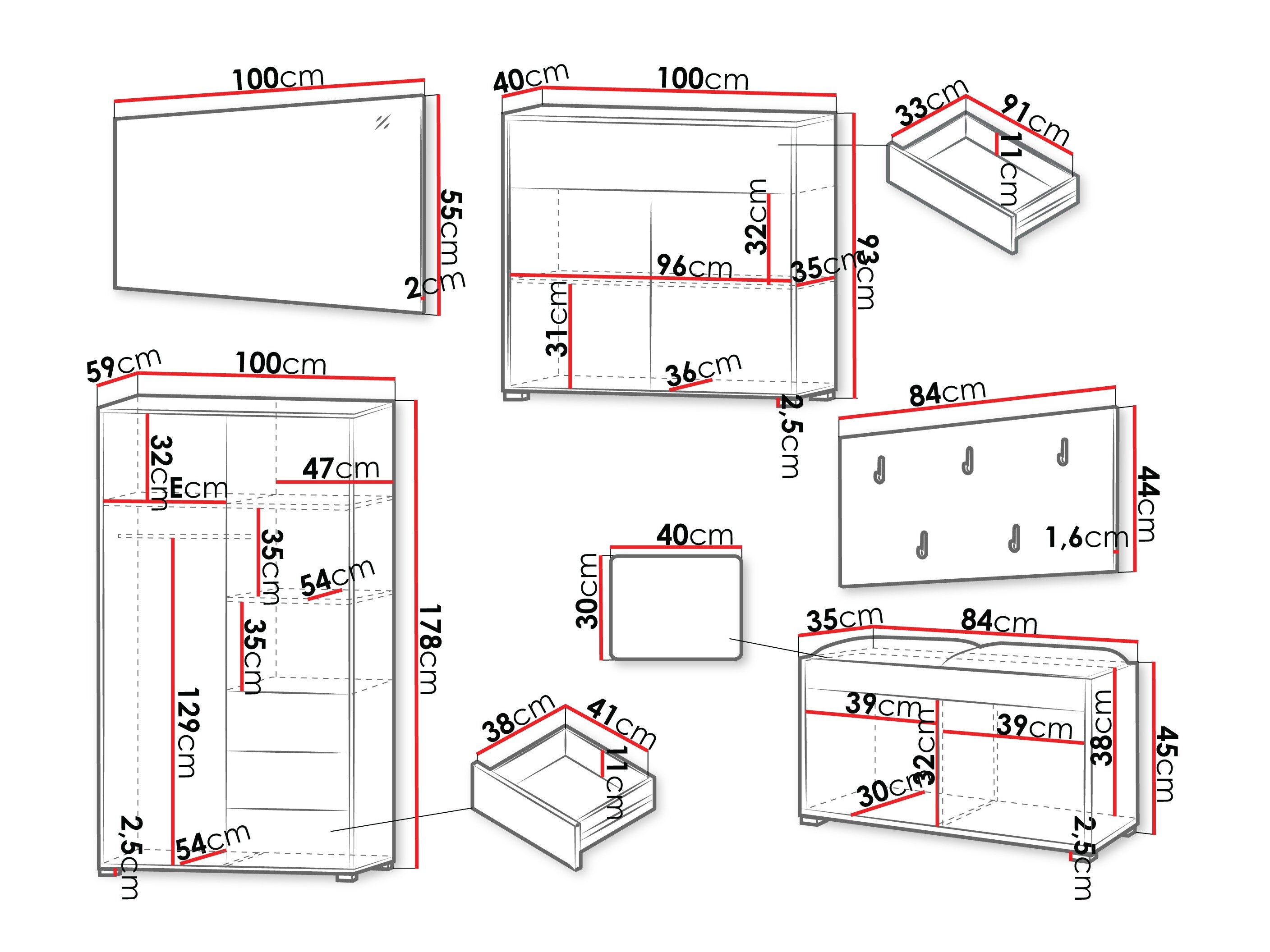 Entrésæt Comfivo Fersoe 118 (Egetræ)