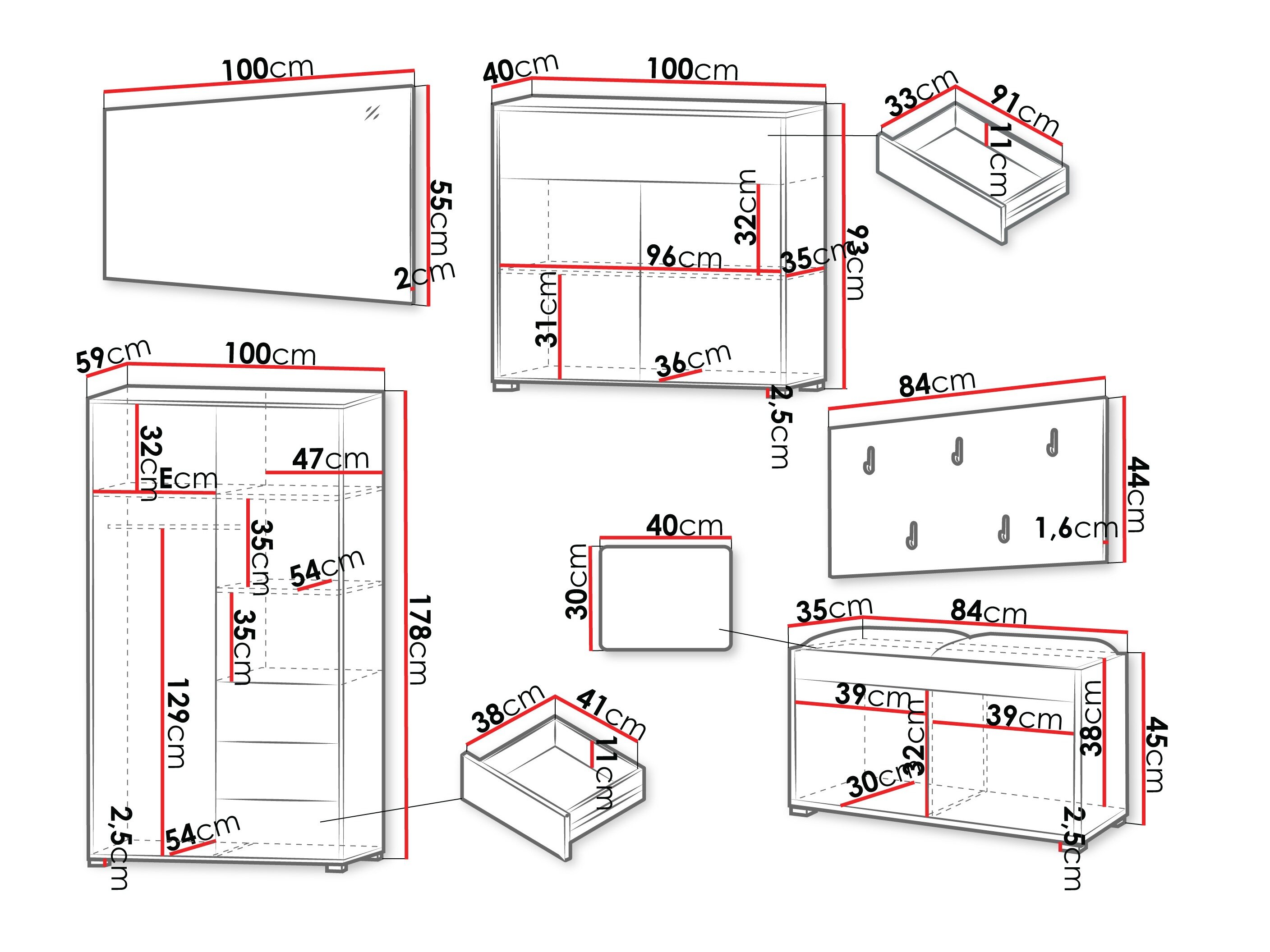Entrésæt Comfivo Fersoe 118 (Egetræ)