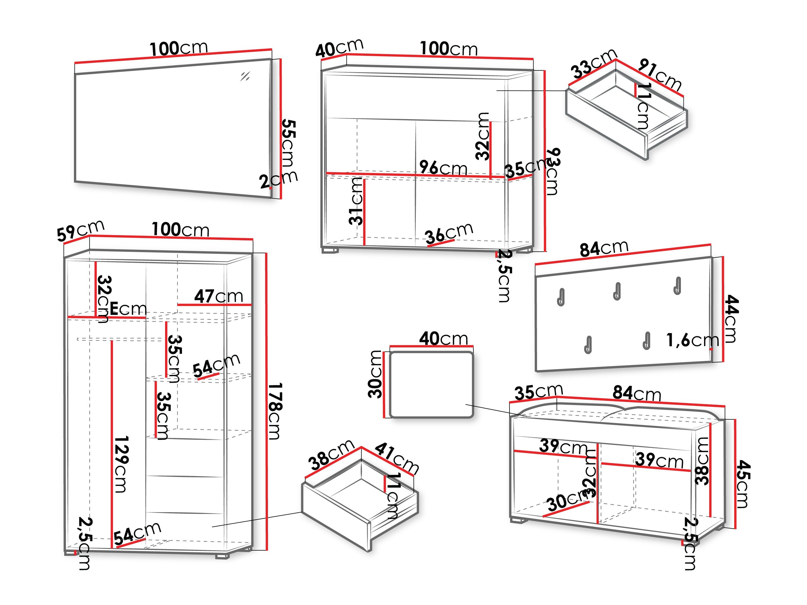 Entrésæt Comfivo Fersoe 118 (Egetræ)