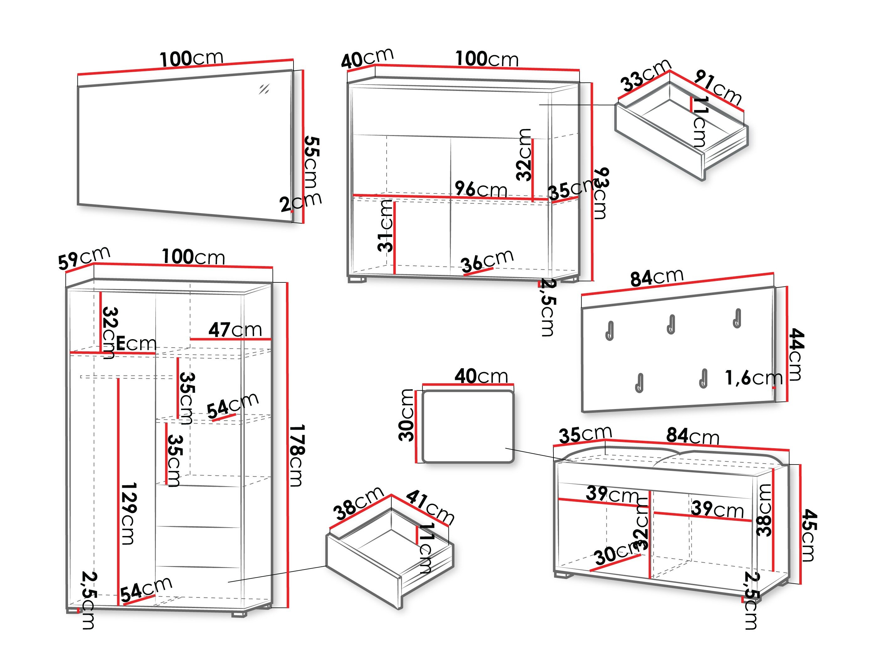 Entrésæt Comfivo Fersoe 118 (Egetræ)