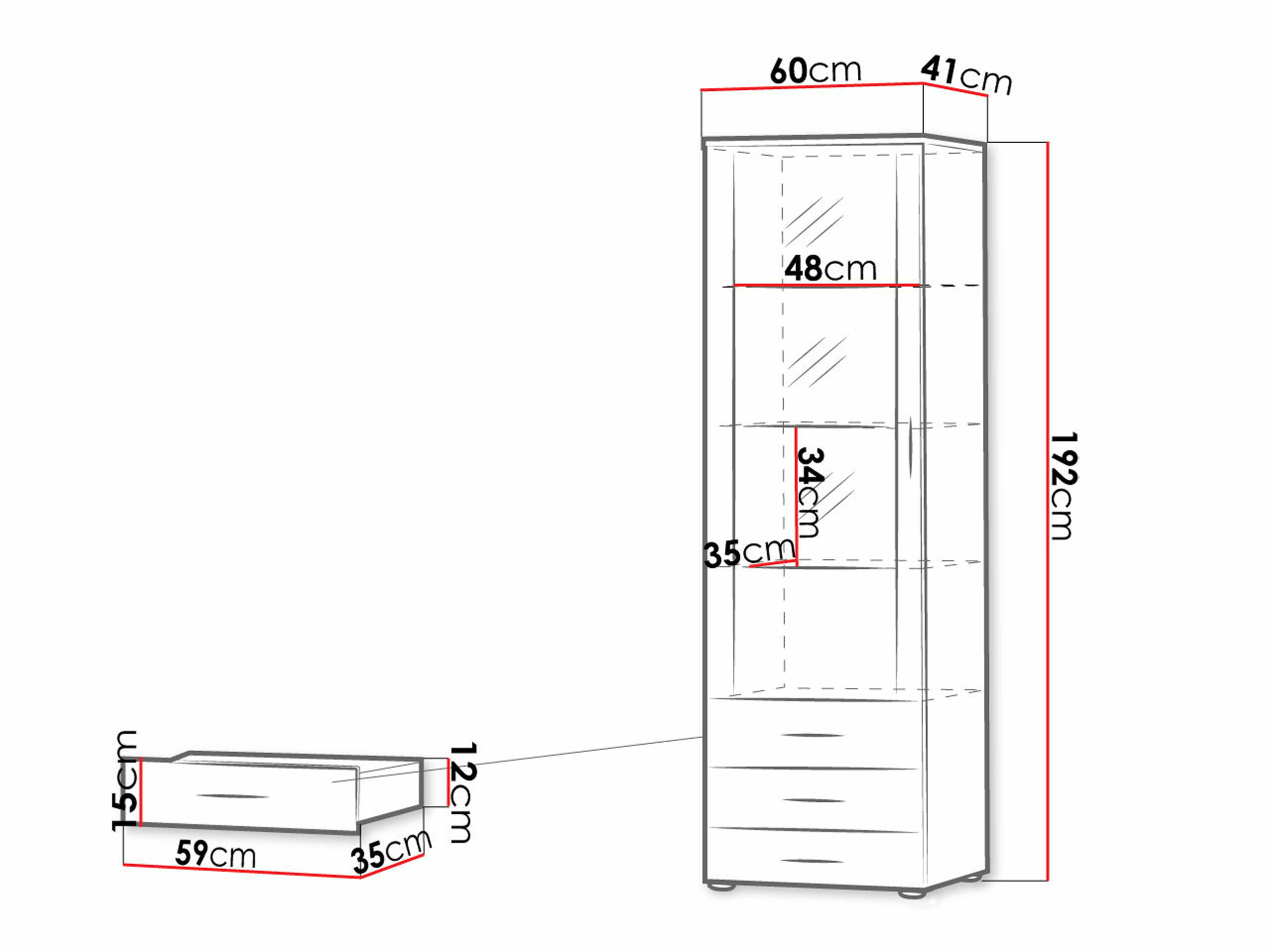 Reol Tornola 102 (Sort + Blank sort)