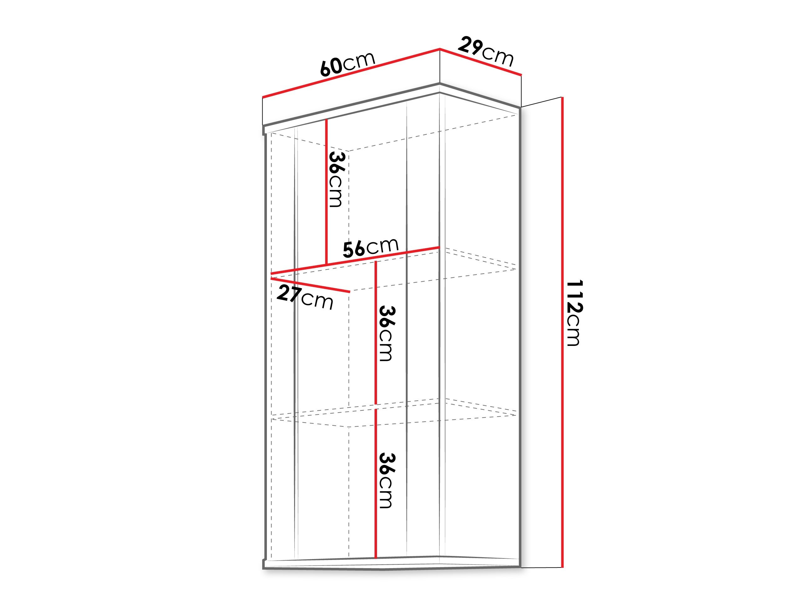 Vægskab Tornola 103 (Kashmir + Egetræ)