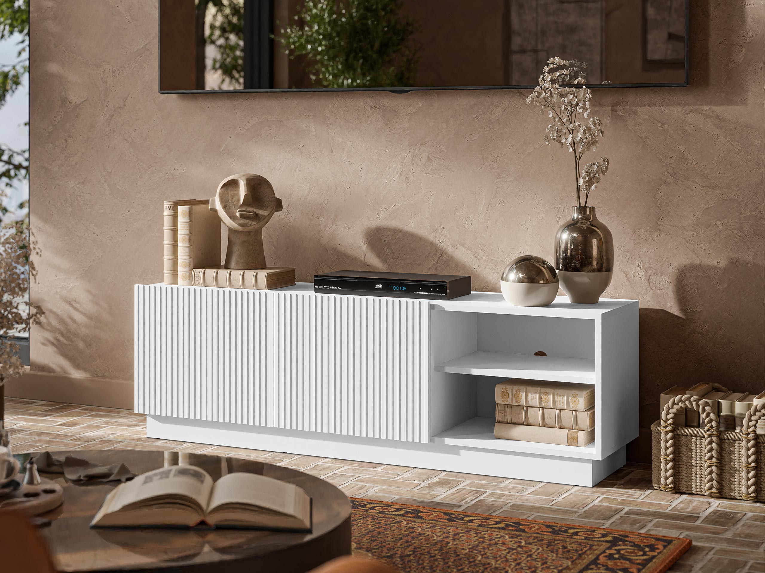 TV-bord Lingua (Hvid)