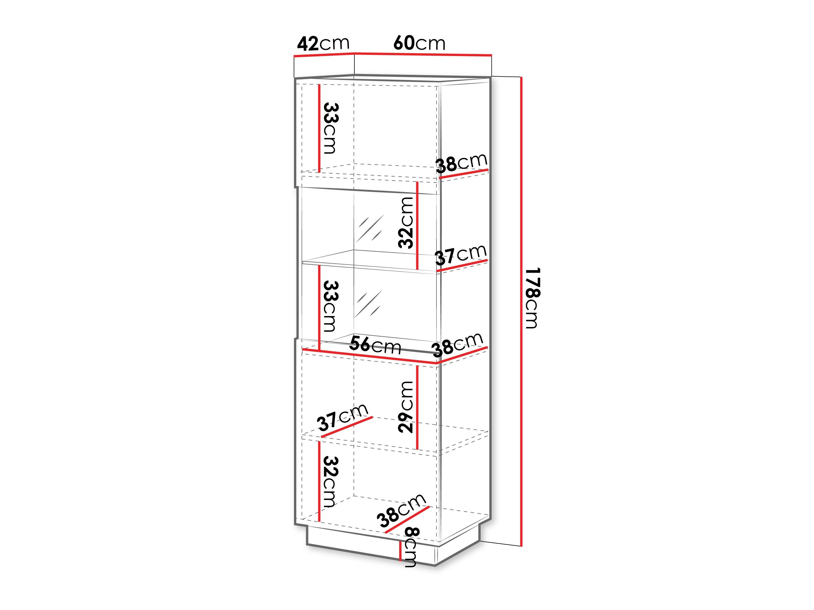 Reol Lusonu 106 (Hvid)